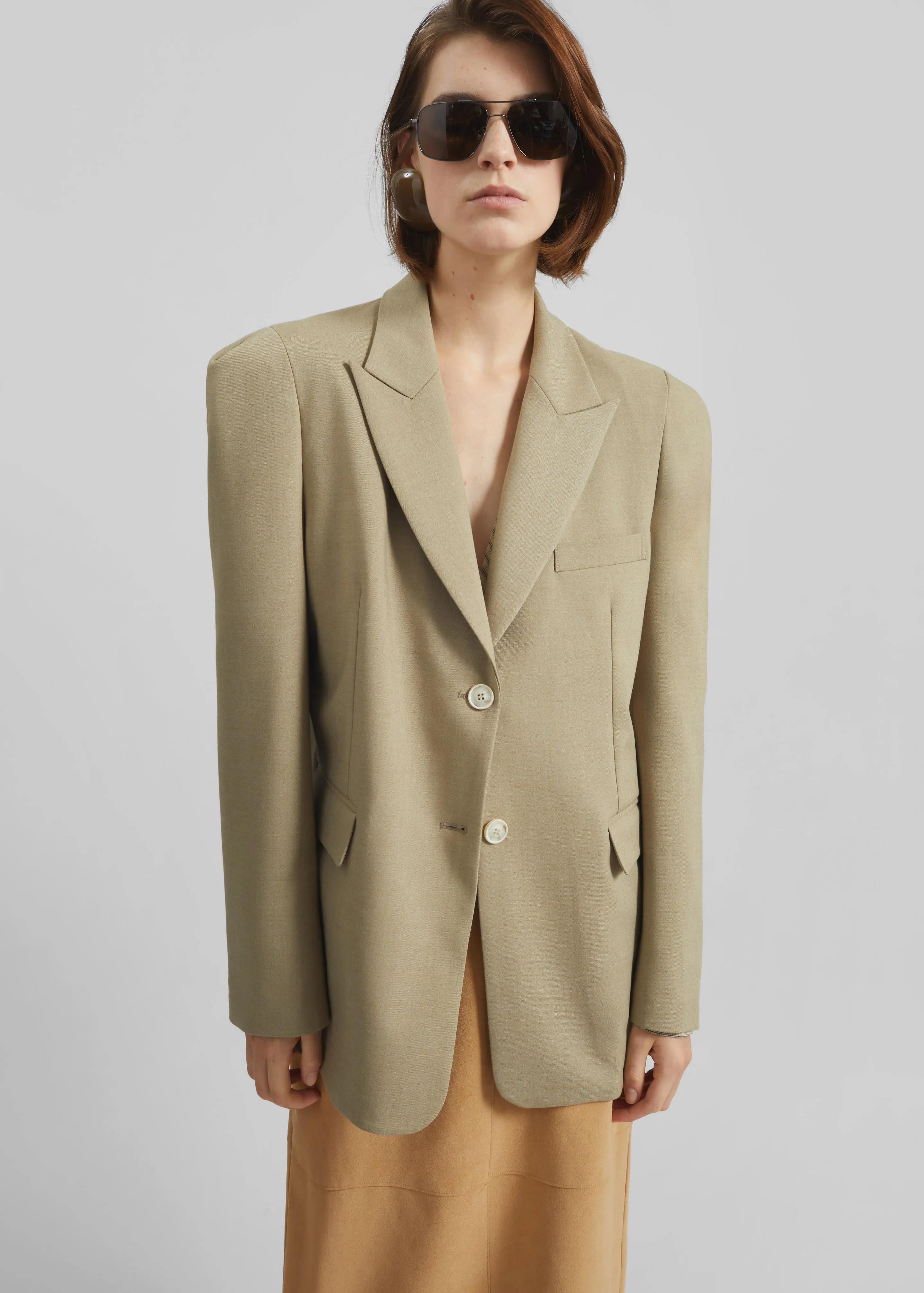 Dalfsen Blazer - Beige sold by Frankie Shop product image thumbnail 2