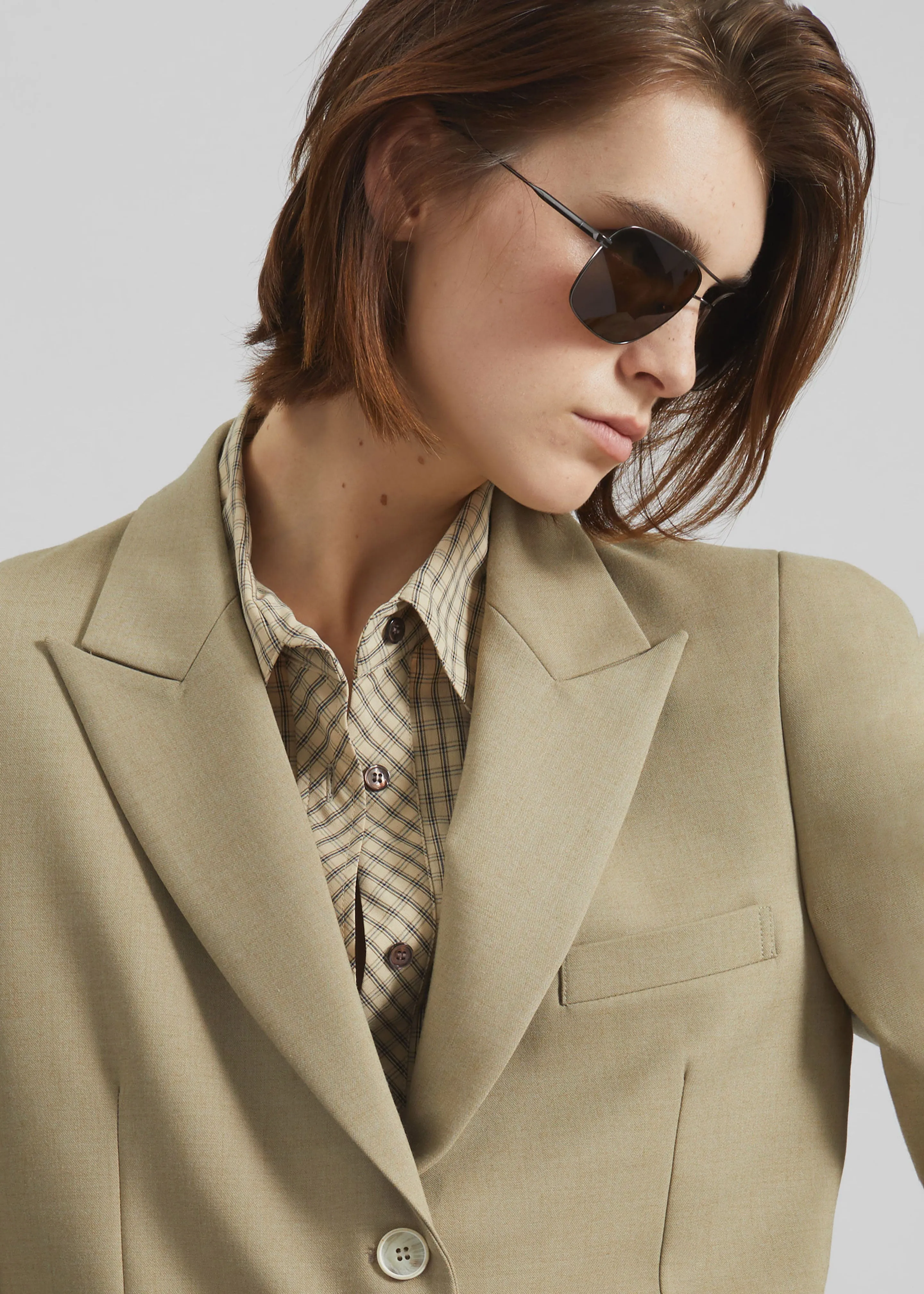 Dalfsen Blazer - Beige sold by Frankie Shop product image thumbnail 5
