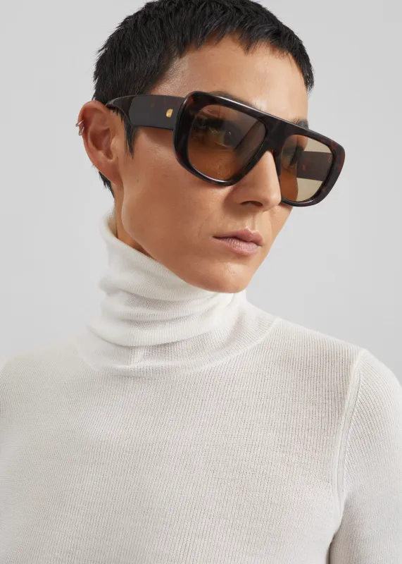 Utica Thin Turtleneck Sweater - Ivory sold by Frankie Shop