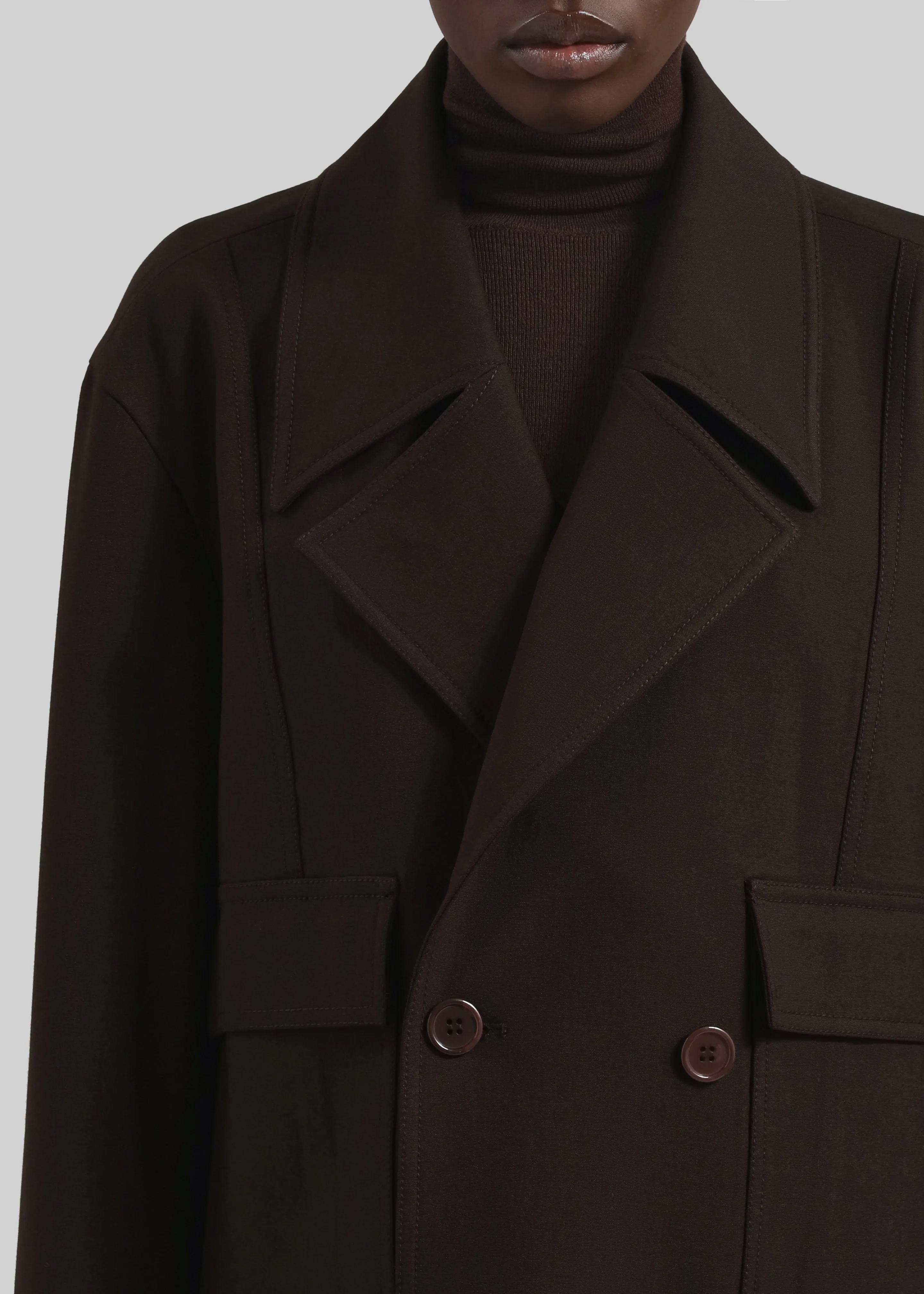 Stanton Trapeze Jacket - Brown sold by Frankie Shop product image thumbnail 2