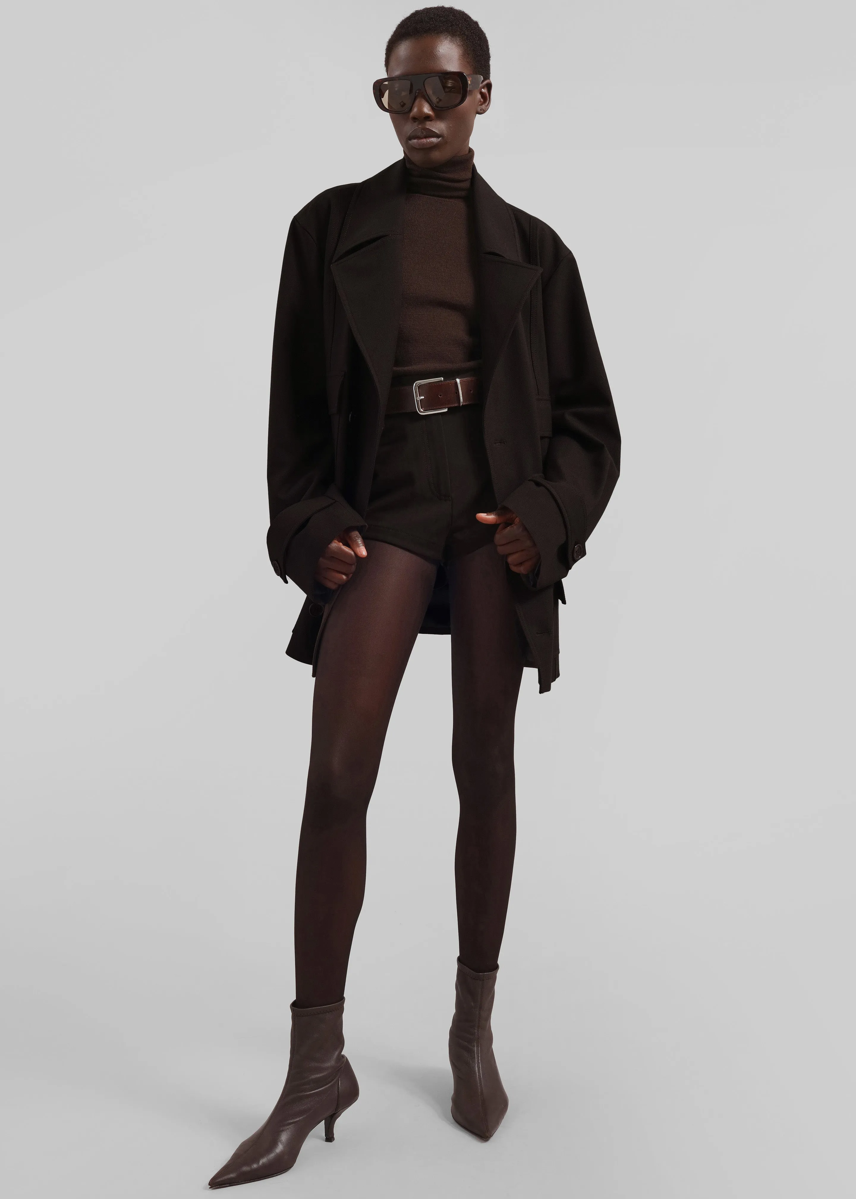 Stanton Trapeze Jacket - Brown sold by Frankie Shop