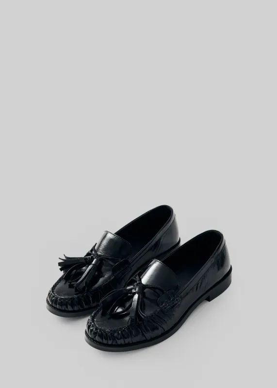 Alohas Marietta Leather Loafers - Onix Black sold by Frankie Shop