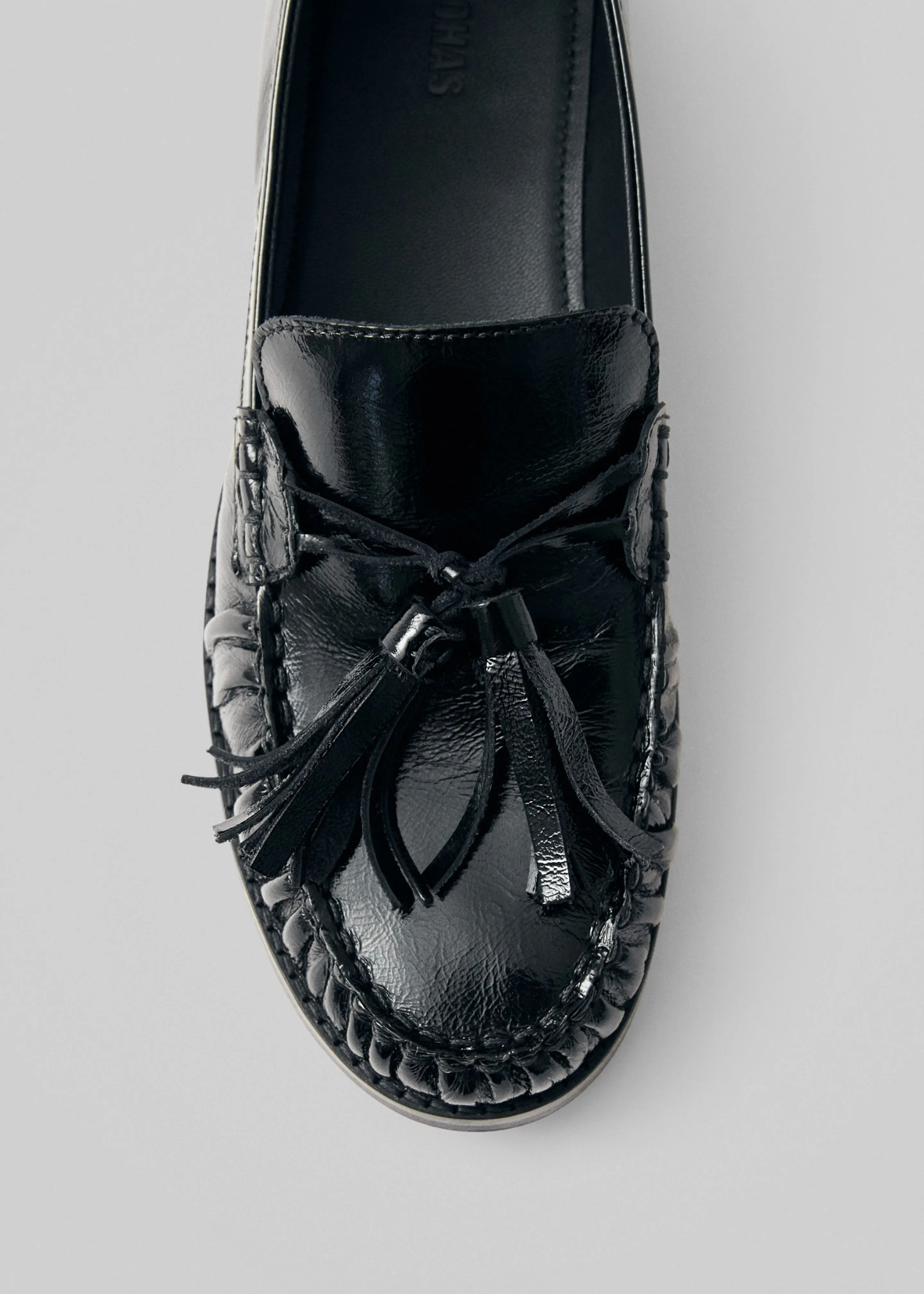 Alohas Marietta Leather Loafers - Onix Black sold by Frankie Shop product image thumbnail 5