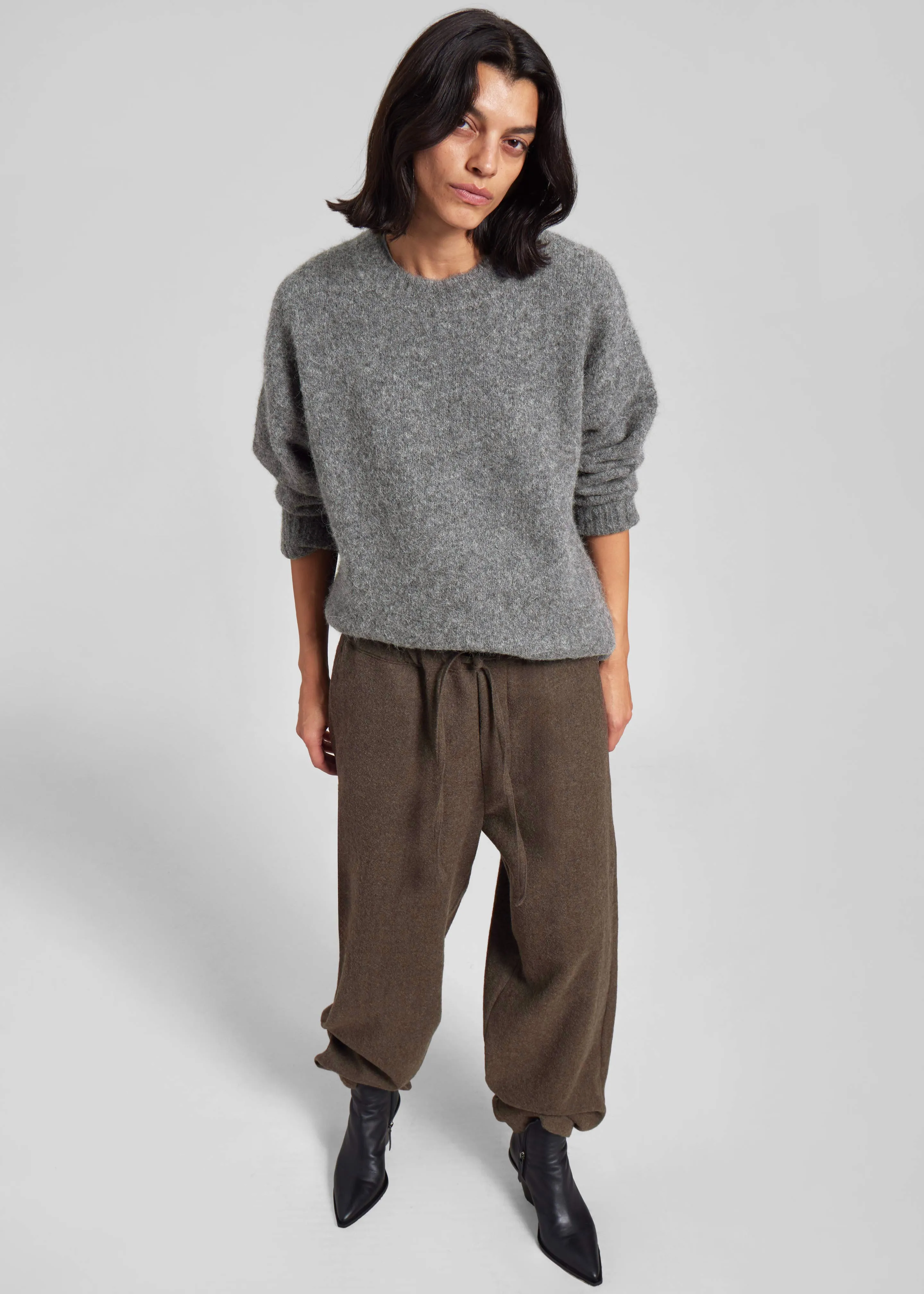 Samsøe Samsøe Sajeanne Sweater - Iron Gate sold by Frankie Shop product image thumbnail 5