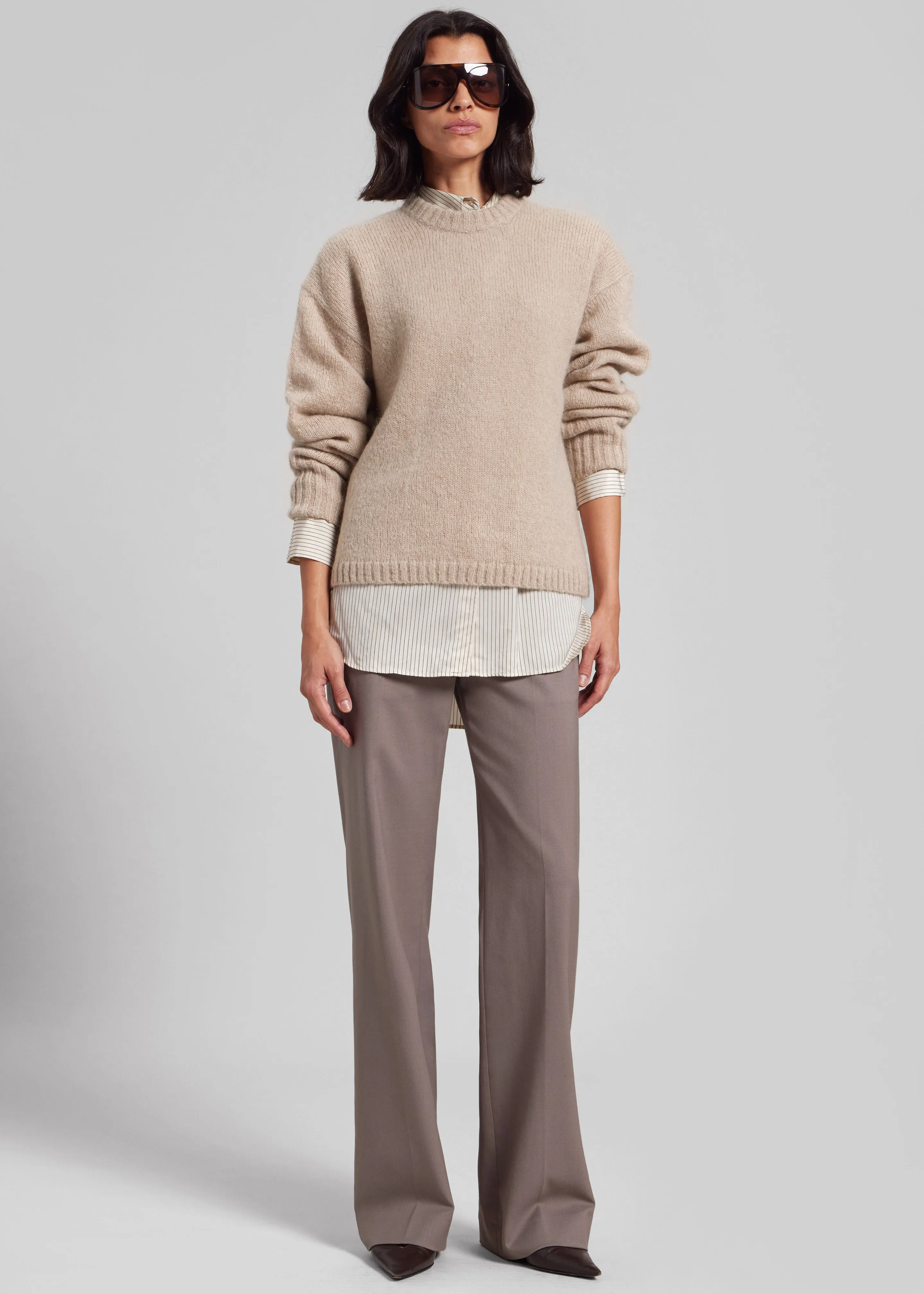 By Malene Birger Brie Knitwear - Cobblestone sold by Frankie Shop product image thumbnail 2