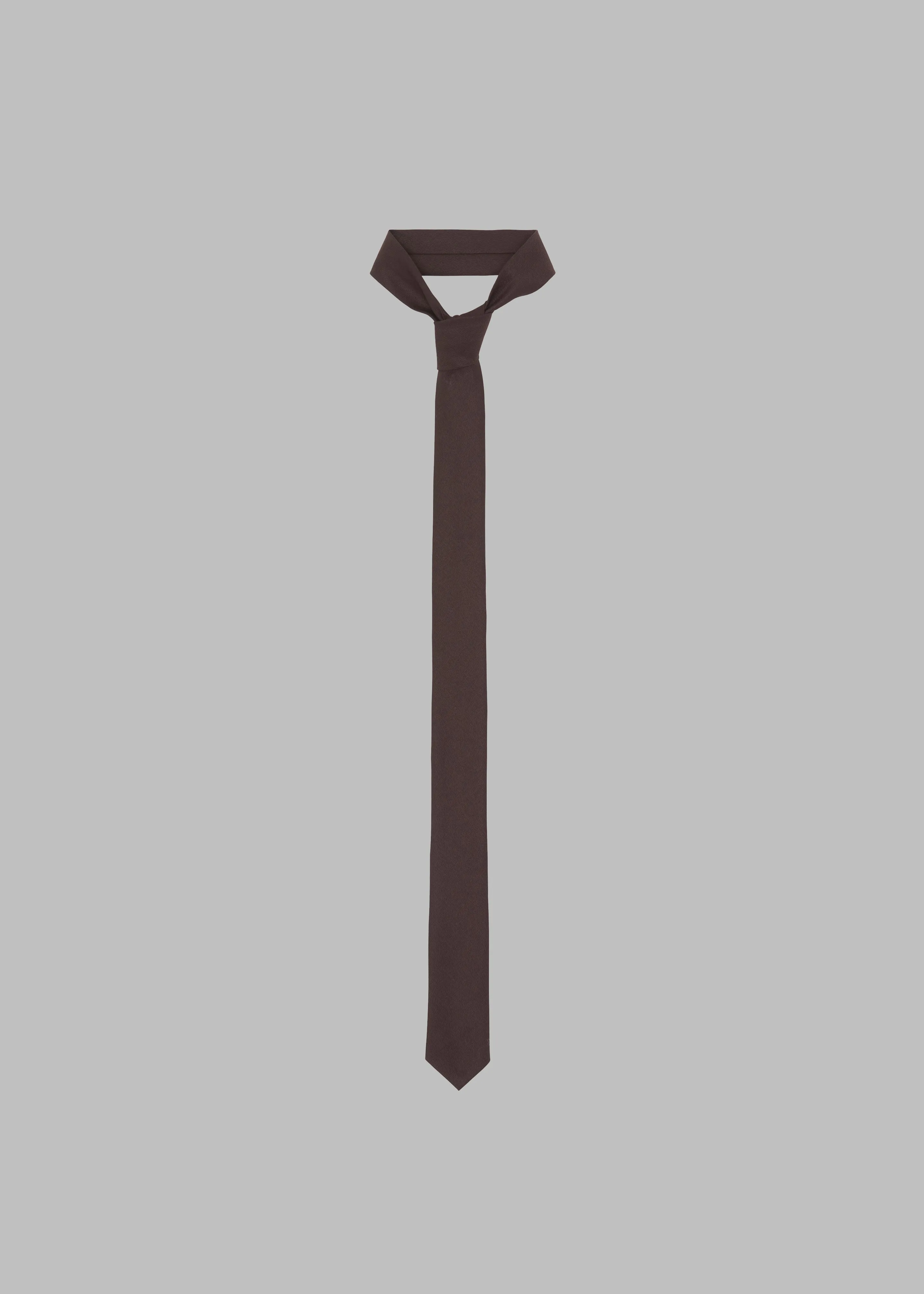Kaden Wool Tie - Brown sold by Frankie Shop product image thumbnail 2