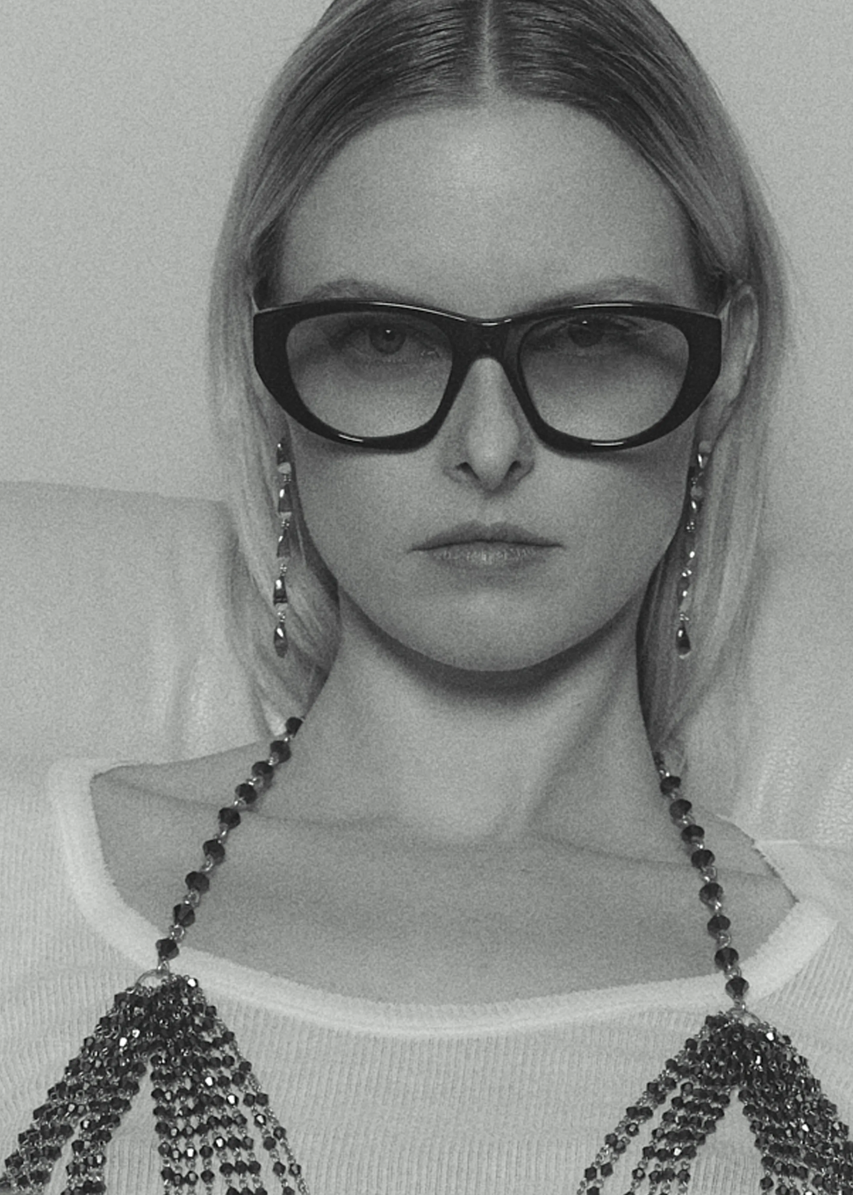 Gince Goods Classic Oval Sunglasses - Black/Yellow sold by Frankie Shop product image thumbnail 5