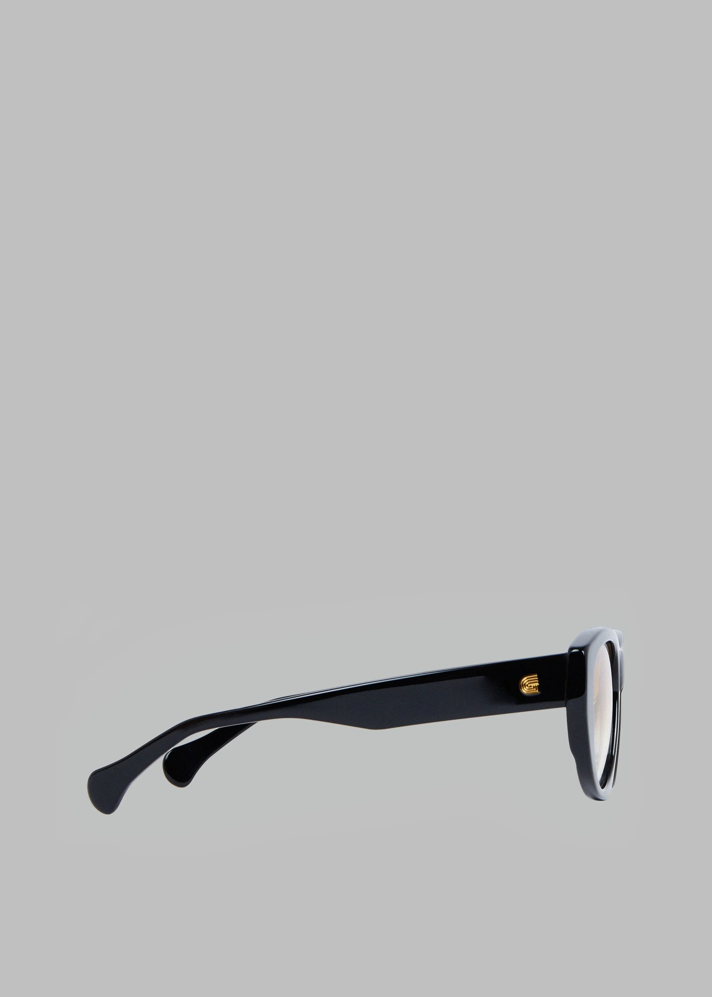 Gince Goods Classic Oval Sunglasses - Black/Yellow sold by Frankie Shop product image thumbnail 3