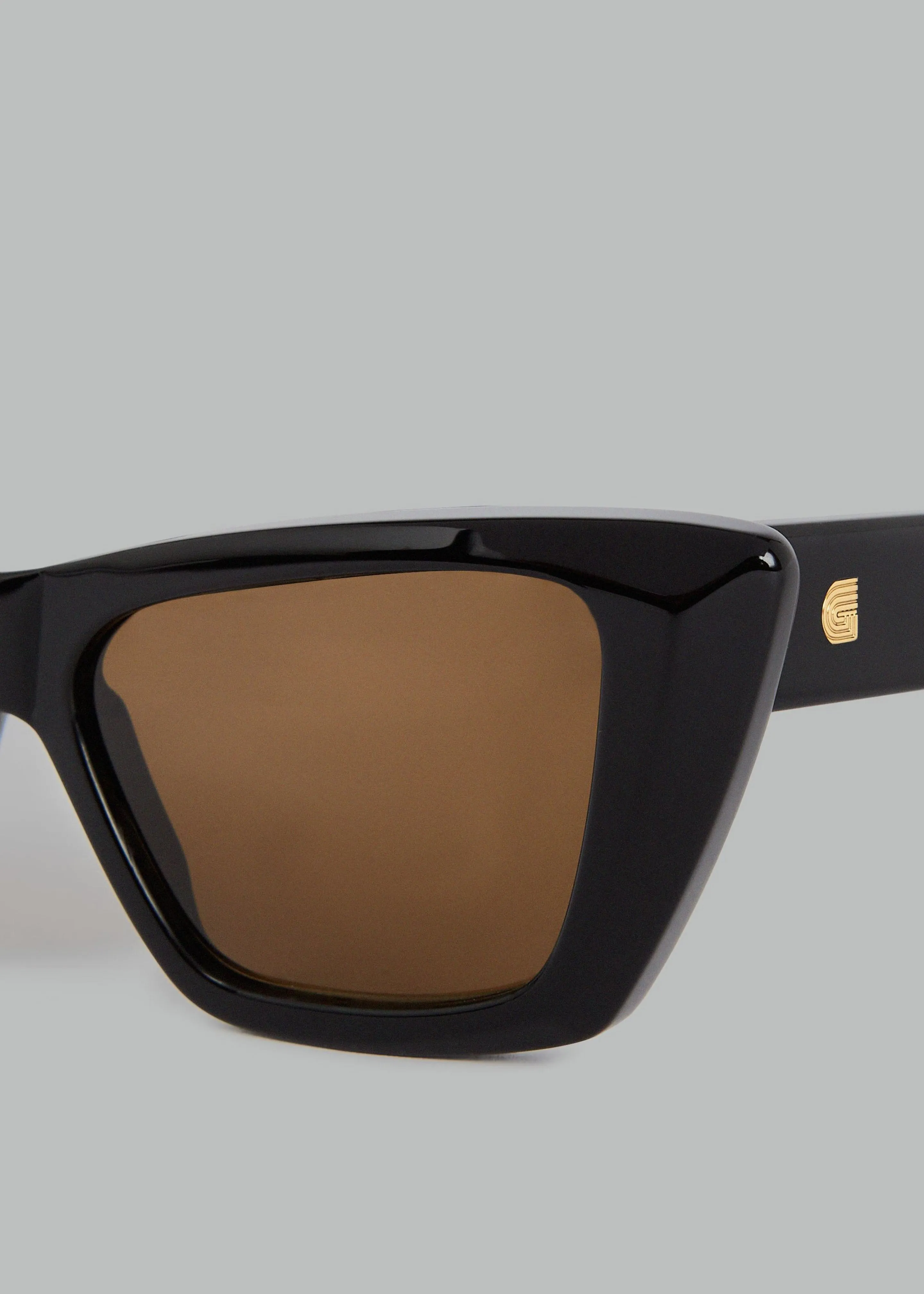 Gince Goods Mac Cat Eye Sunglasses - Black/Gradient Brown sold by Frankie Shop product image thumbnail 3