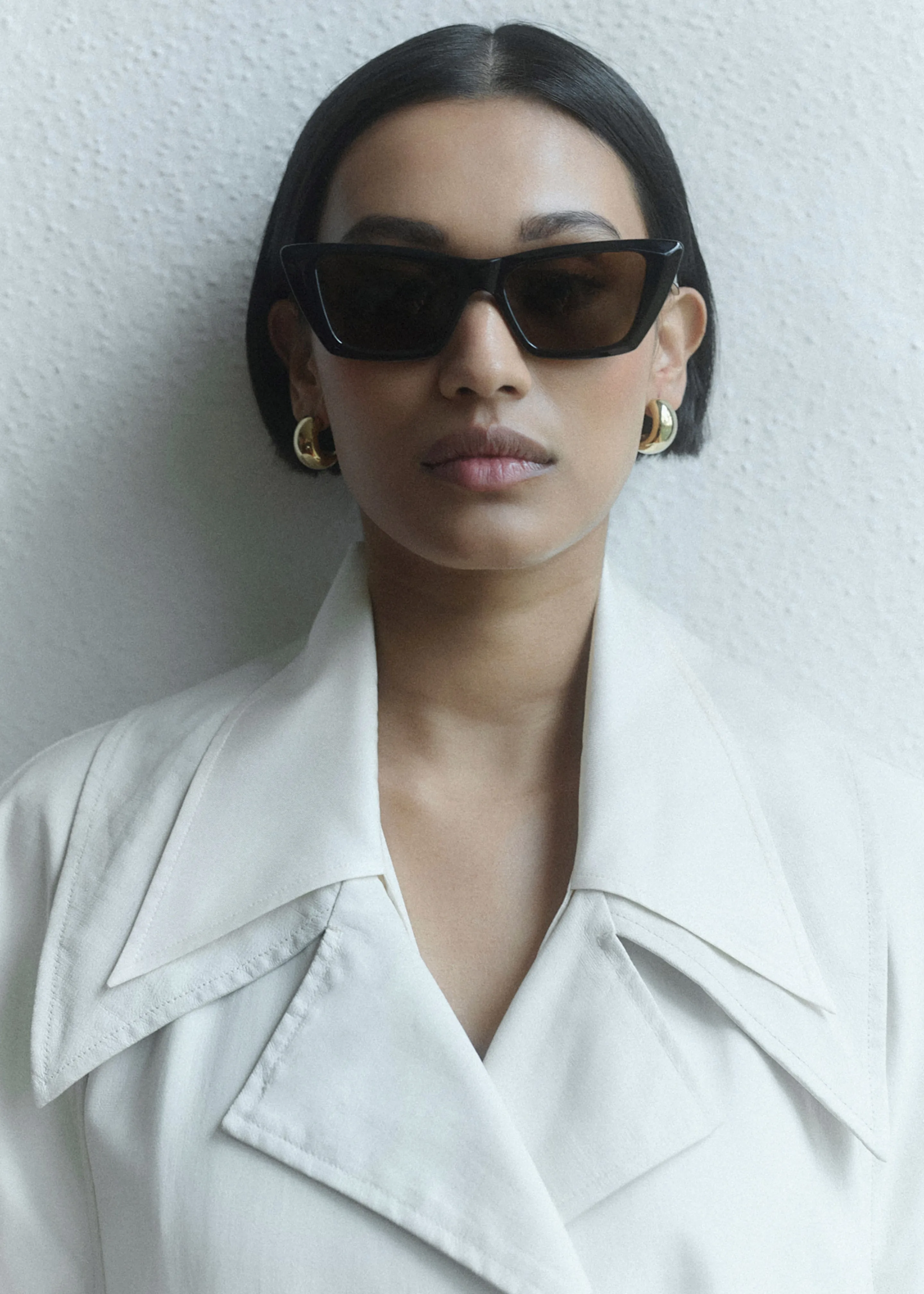 Gince Goods Mac Cat Eye Sunglasses - Black/Gradient Brown sold by Frankie Shop product image thumbnail 2