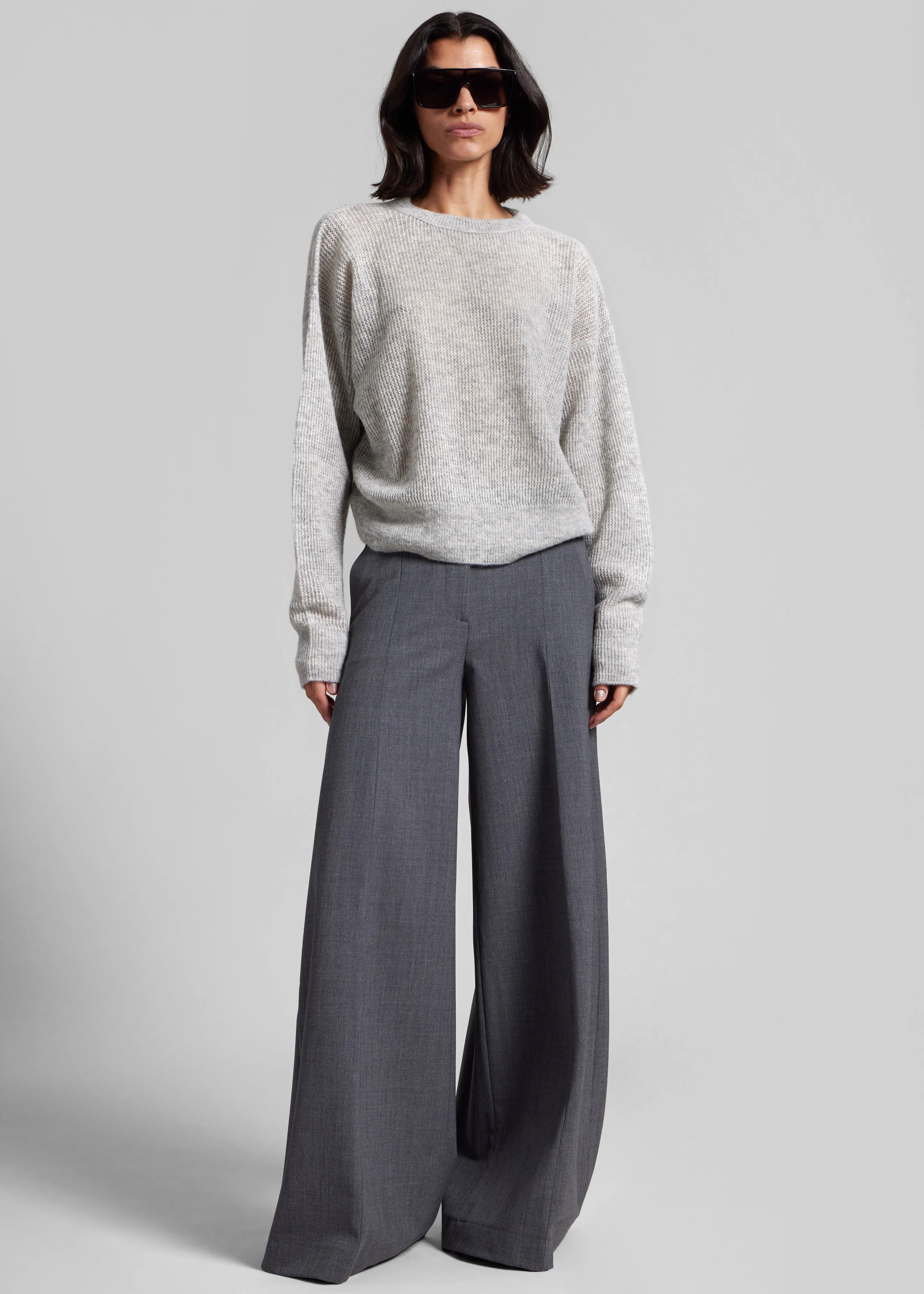 TheLatest C-Alma Pants - Medium Grey sold by Frankie Shop