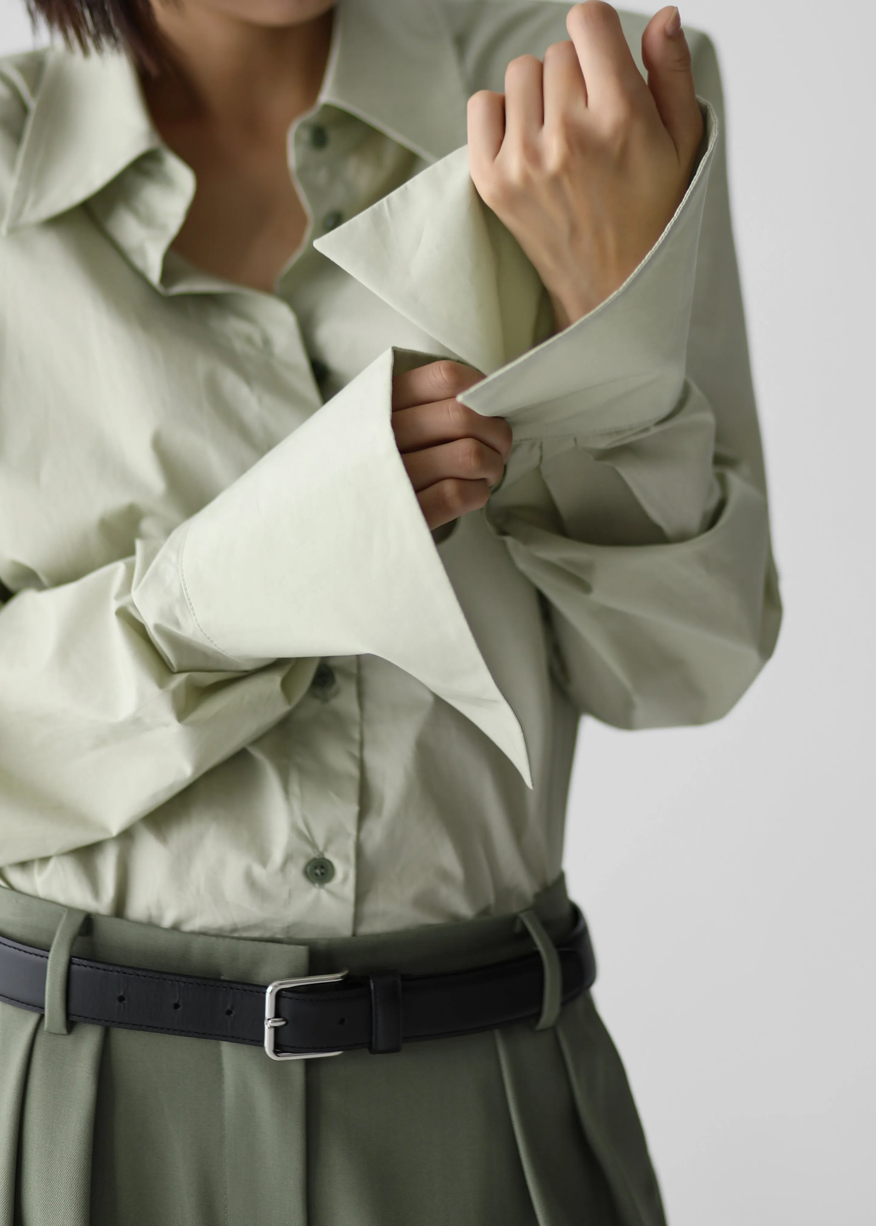 Leuven Padded Shirt - Sage sold by Frankie Shop product image thumbnail 5