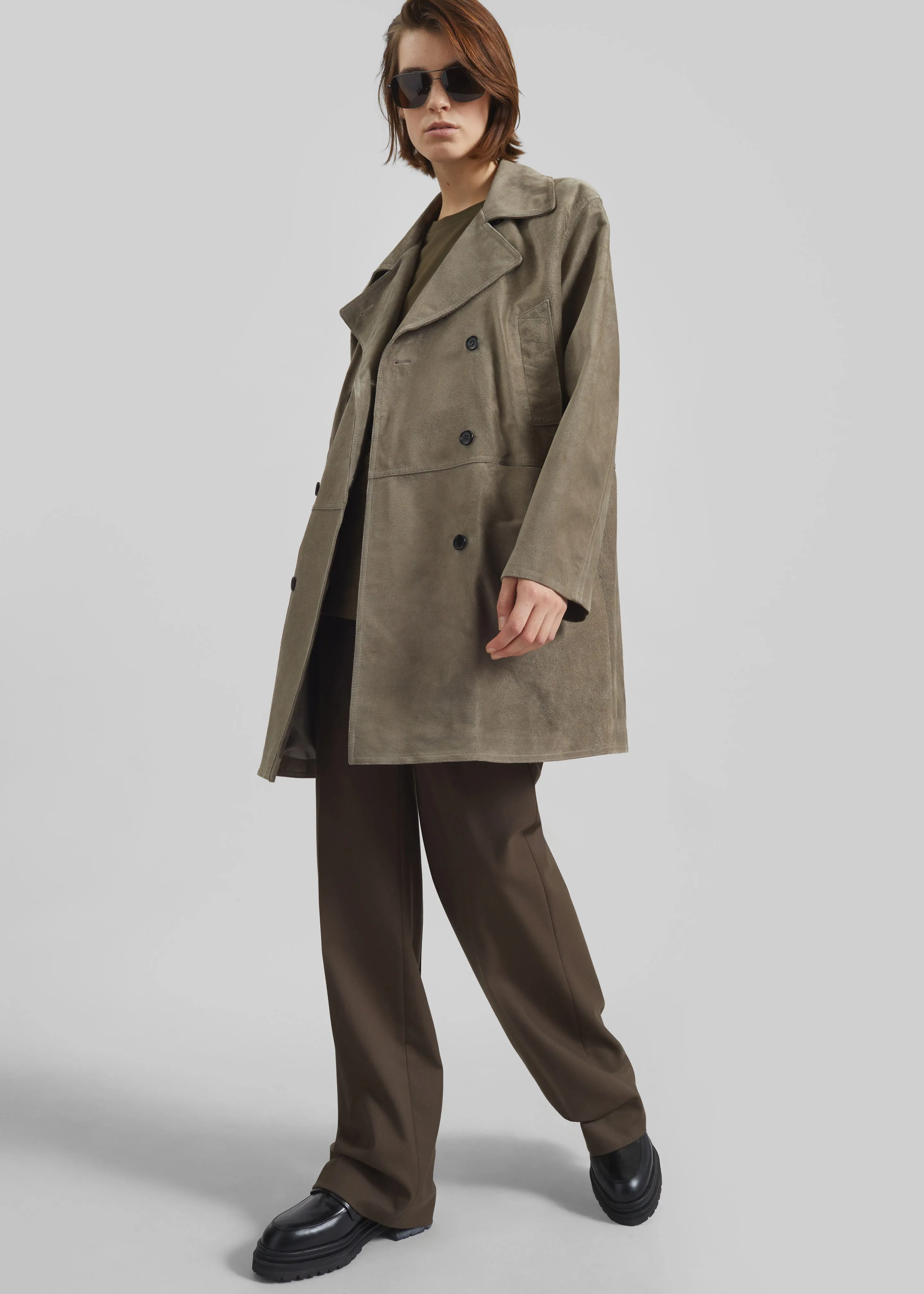 Imatra Suede Jacket - Dark Taupe sold by Frankie Shop product image thumbnail 2