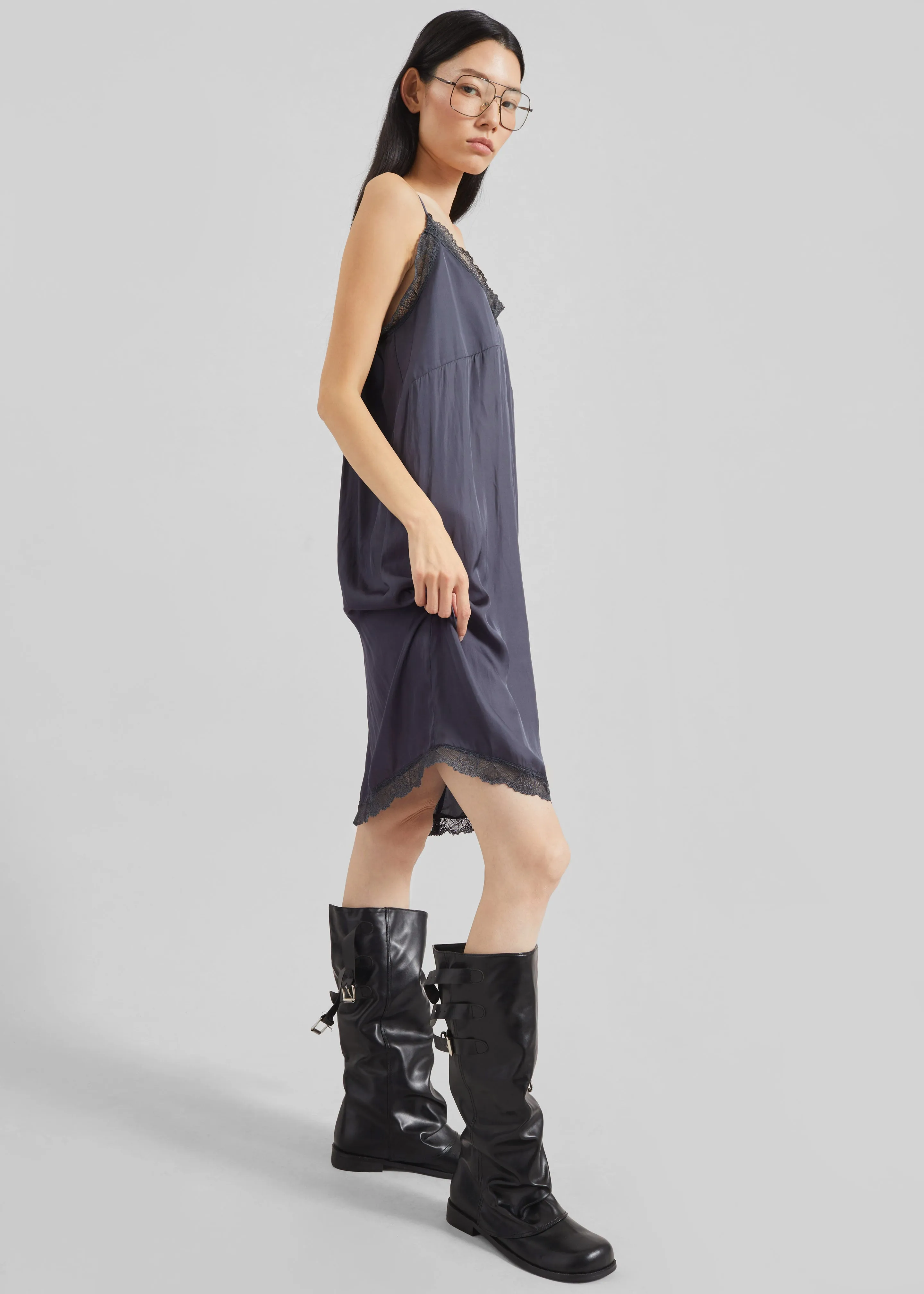 Romilly Lace Slip Dress - Slate Grey sold by Frankie Shop product image thumbnail 5