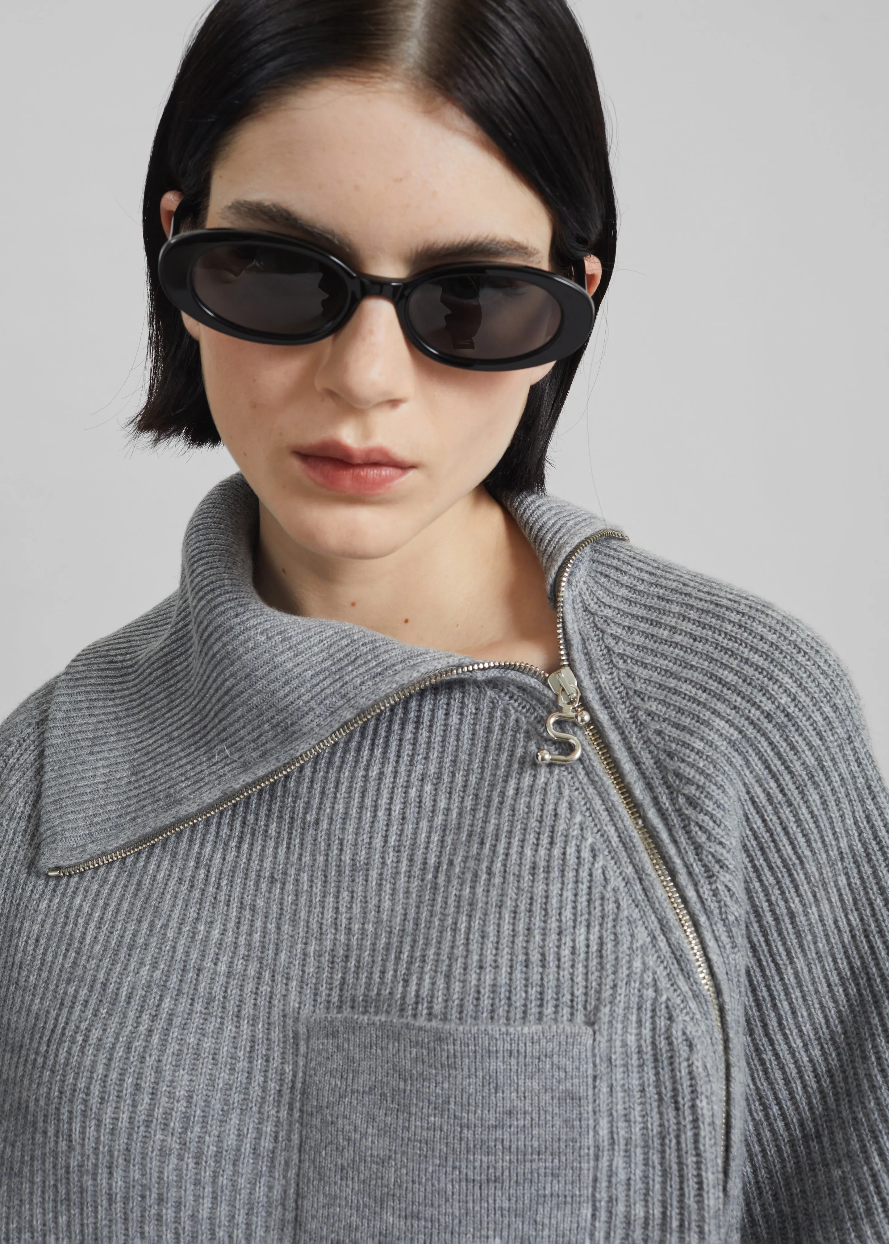 Sportmax Salpa Sweater - Grey Melange sold by Frankie Shop product image thumbnail 2