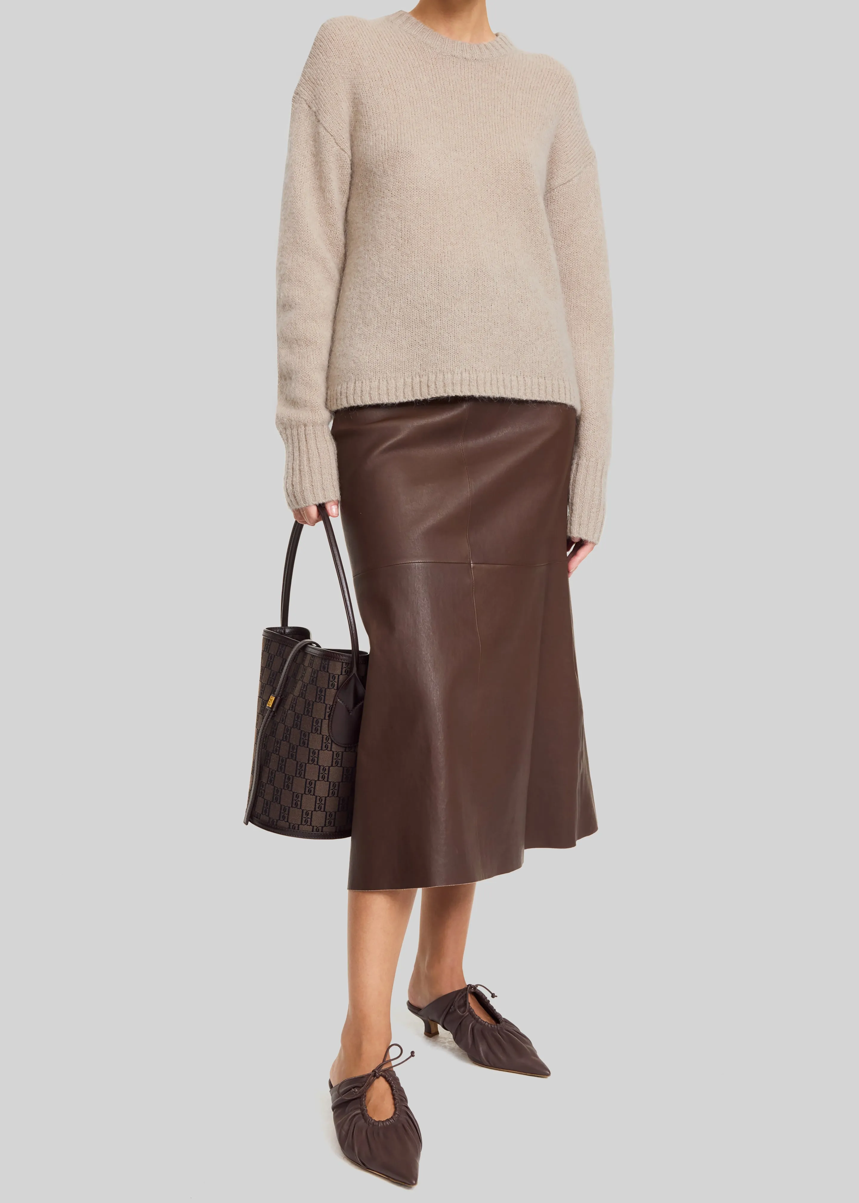 By Malene Birger Brie Sweater - Cobblestone sold by Frankie Shop product image thumbnail 4