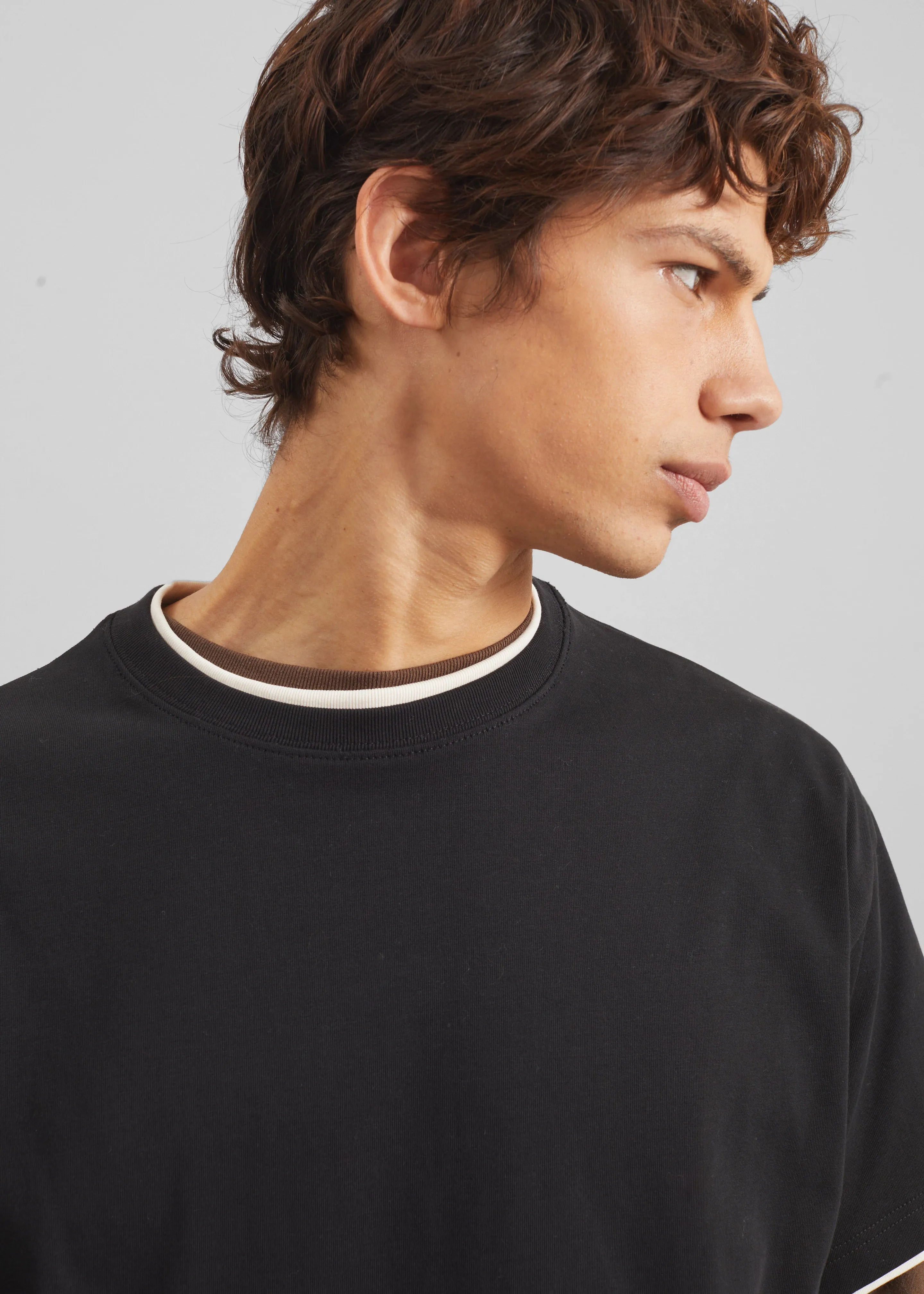 Warem Layer Effect Tee - Black sold by Frankie Shop product image thumbnail 2