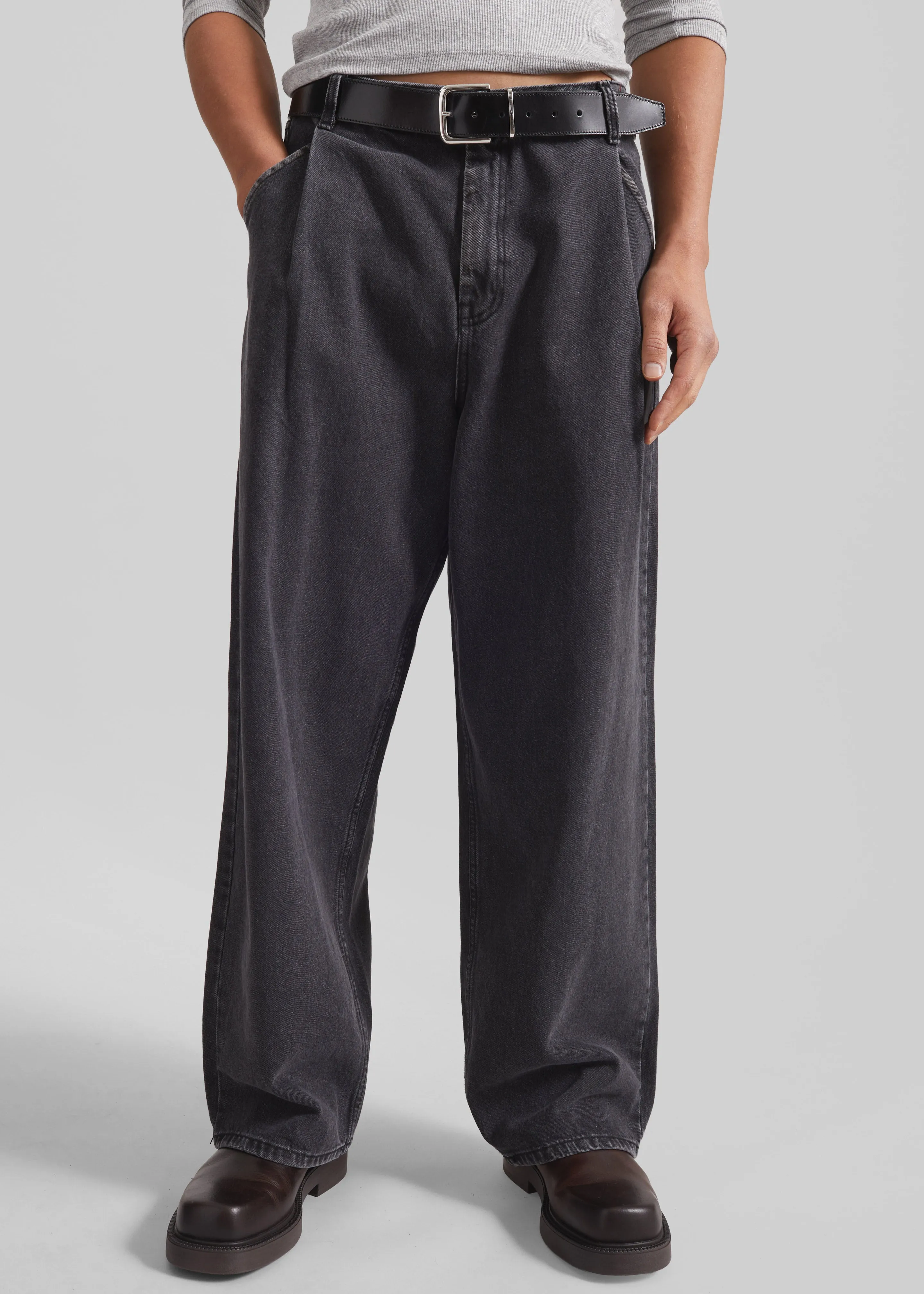 Trafal Wide Jeans - Black Wash sold by Frankie Shop product image thumbnail 3