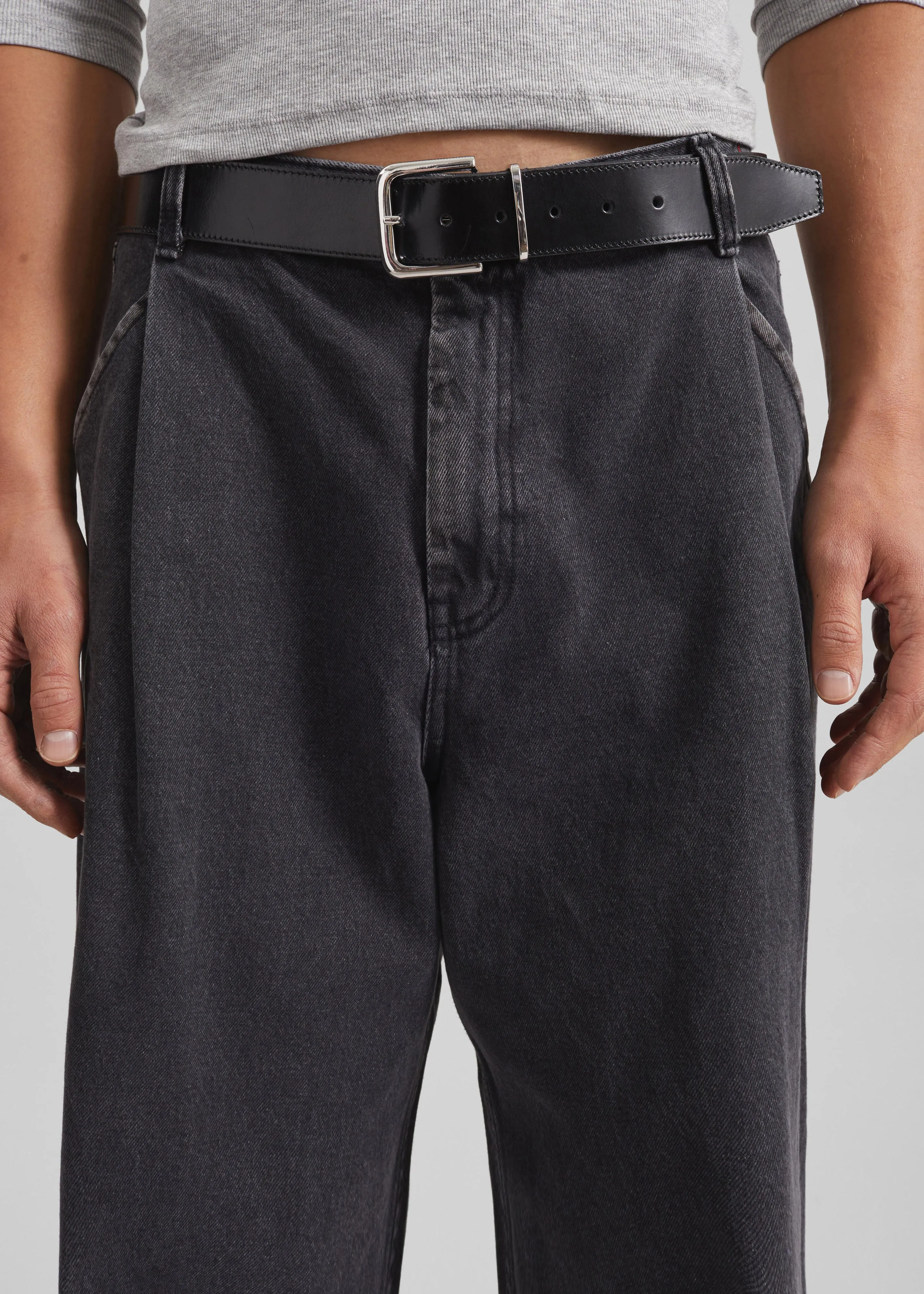 Trafal Wide Jeans - Black Wash sold by Frankie Shop product image thumbnail 4