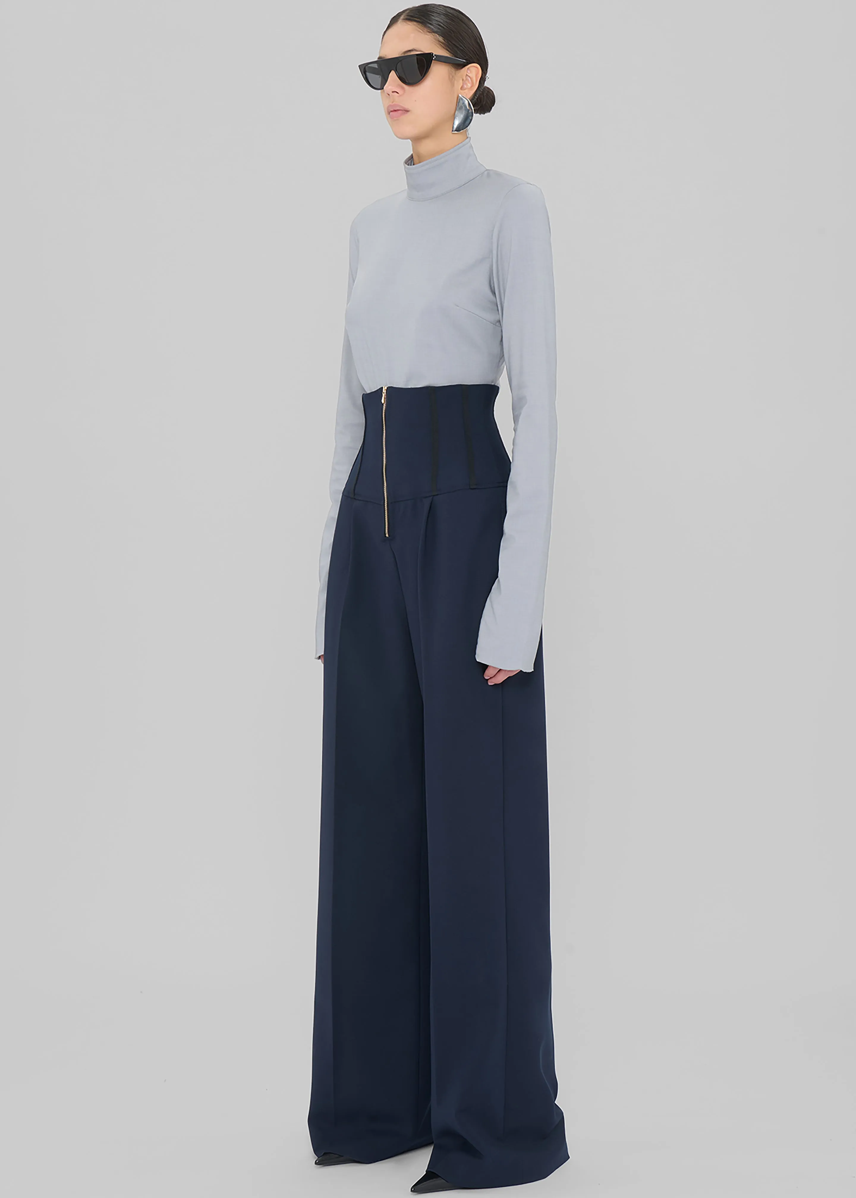 TheLatest Cloe Pants - Night Blue sold by Frankie Shop product image thumbnail 3