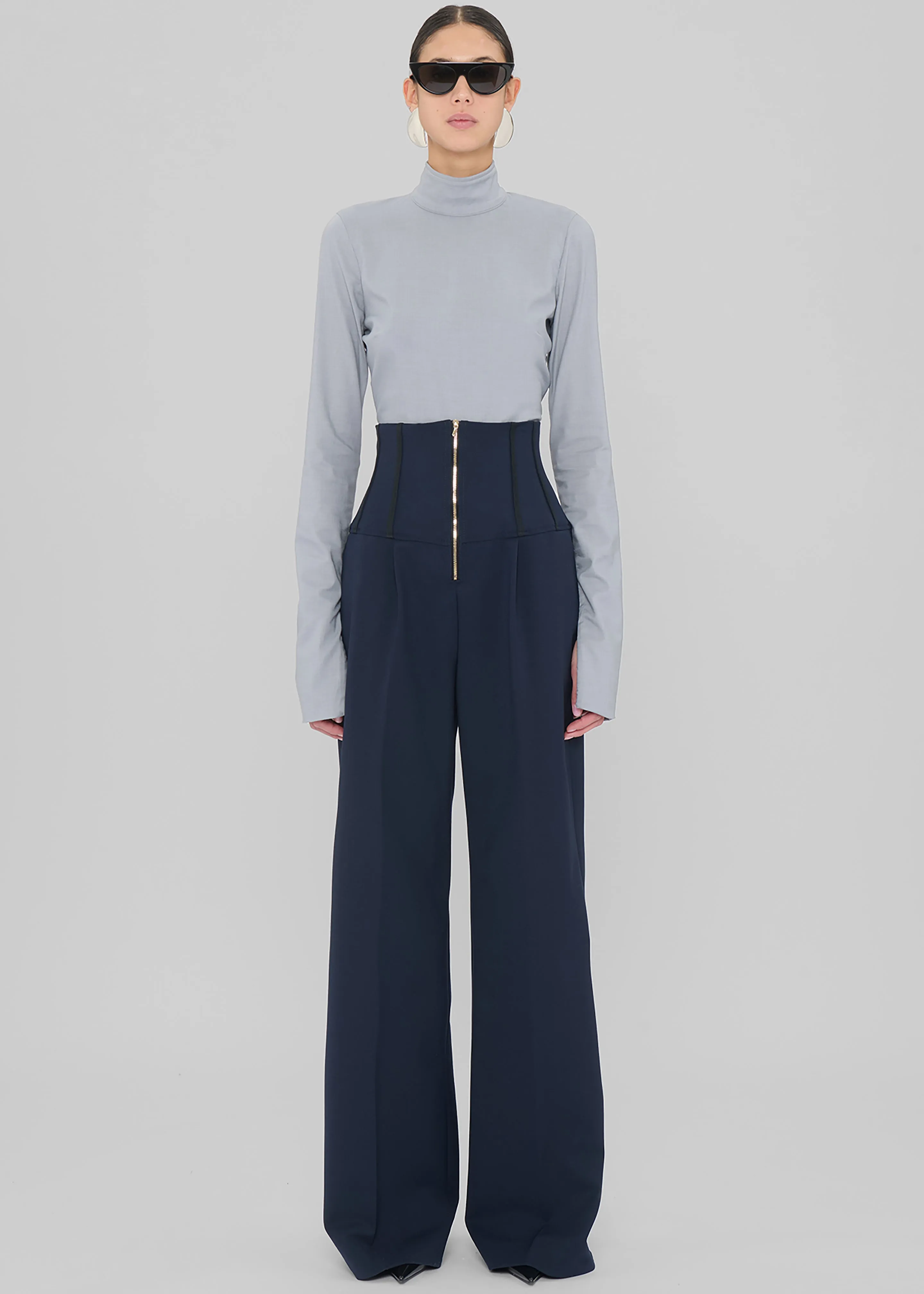 TheLatest Cloe Pants - Night Blue sold by Frankie Shop product image thumbnail 4