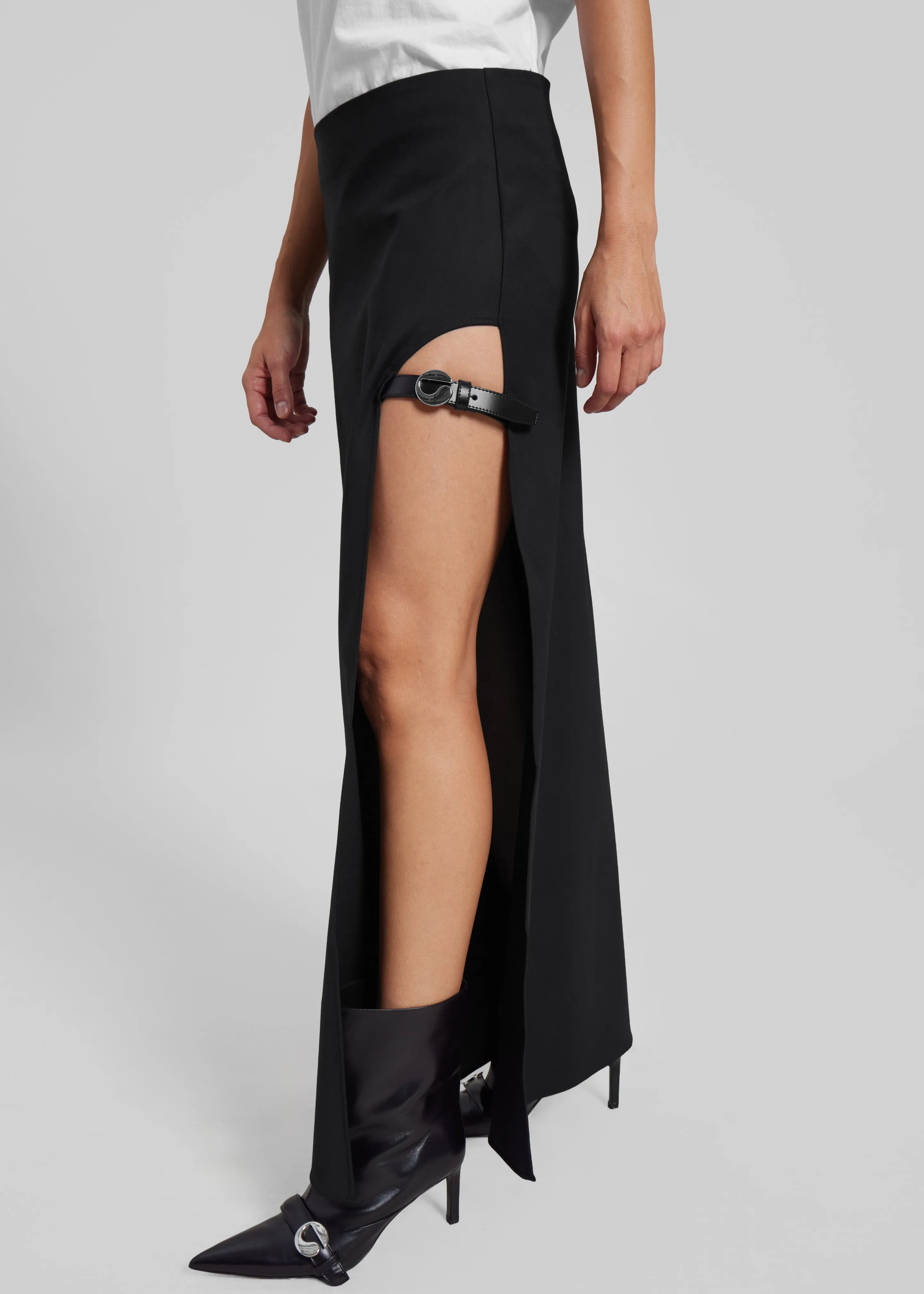 Coperni Garter Belt Skirt - Black sold by Frankie Shop product image thumbnail 2