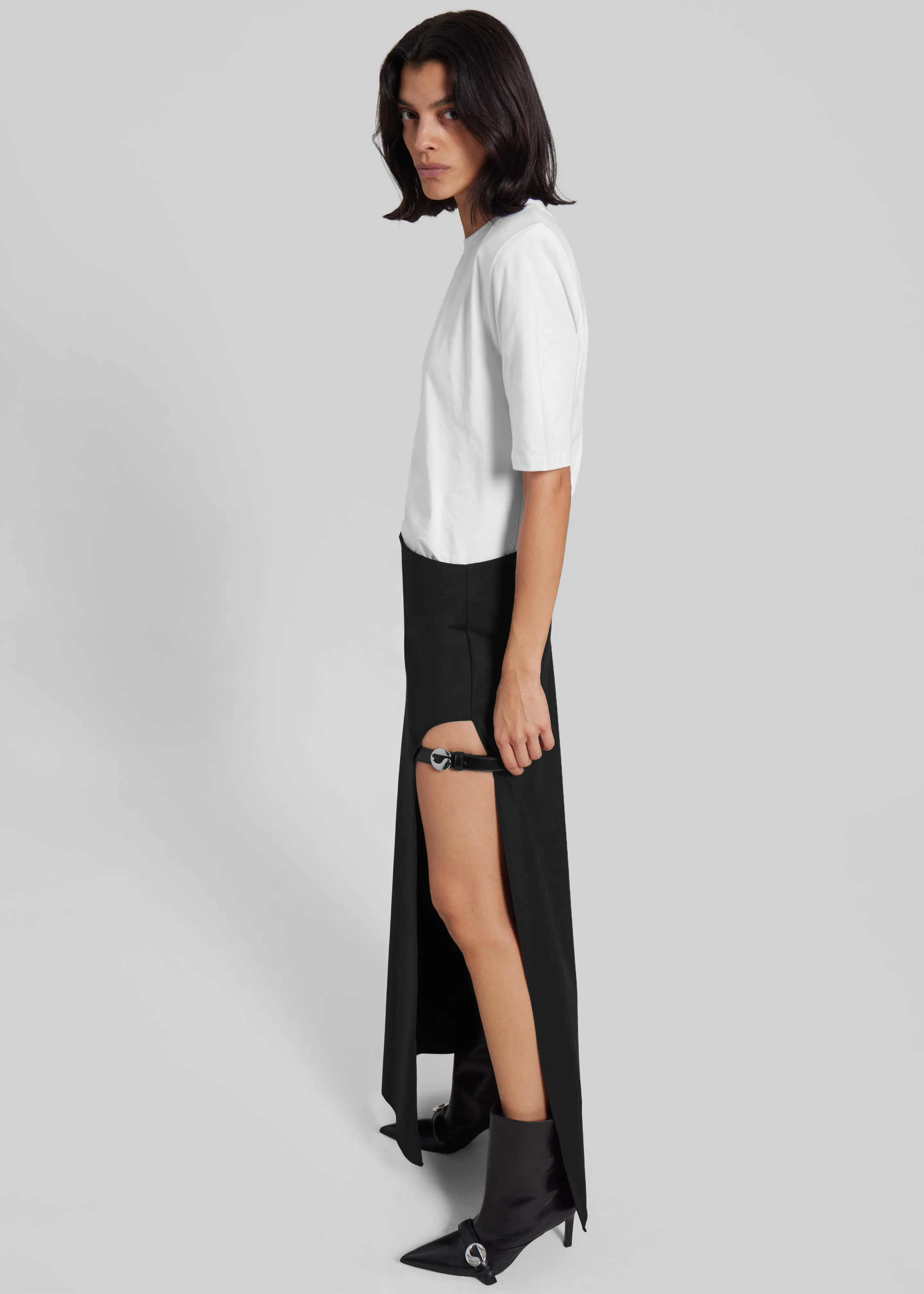 Coperni Garter Belt Skirt - Black sold by Frankie Shop product image thumbnail 3