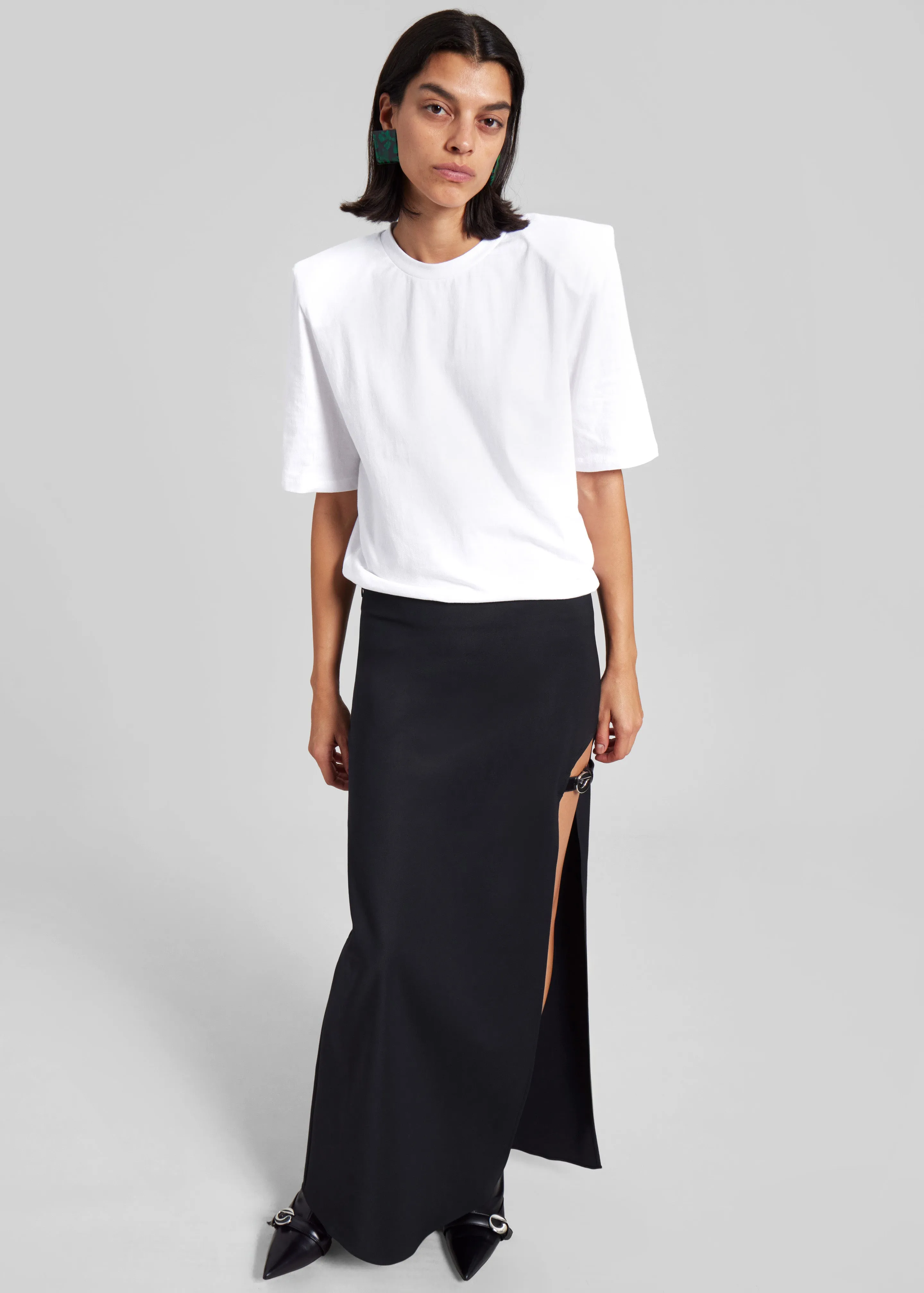 Coperni Garter Belt Skirt - Black sold by Frankie Shop product image thumbnail 5