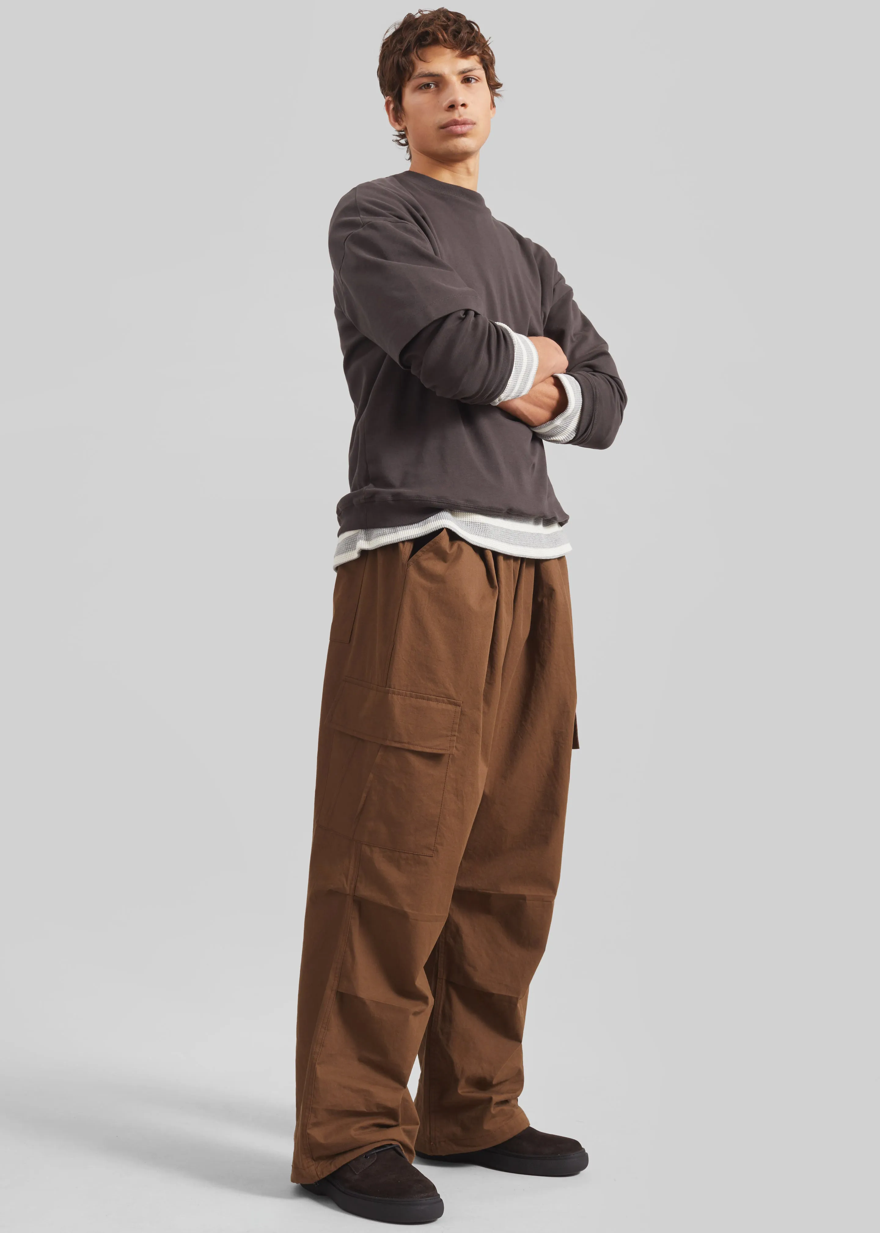 Cobourg Cargo Pants - Brown sold by Frankie Shop product image thumbnail 3