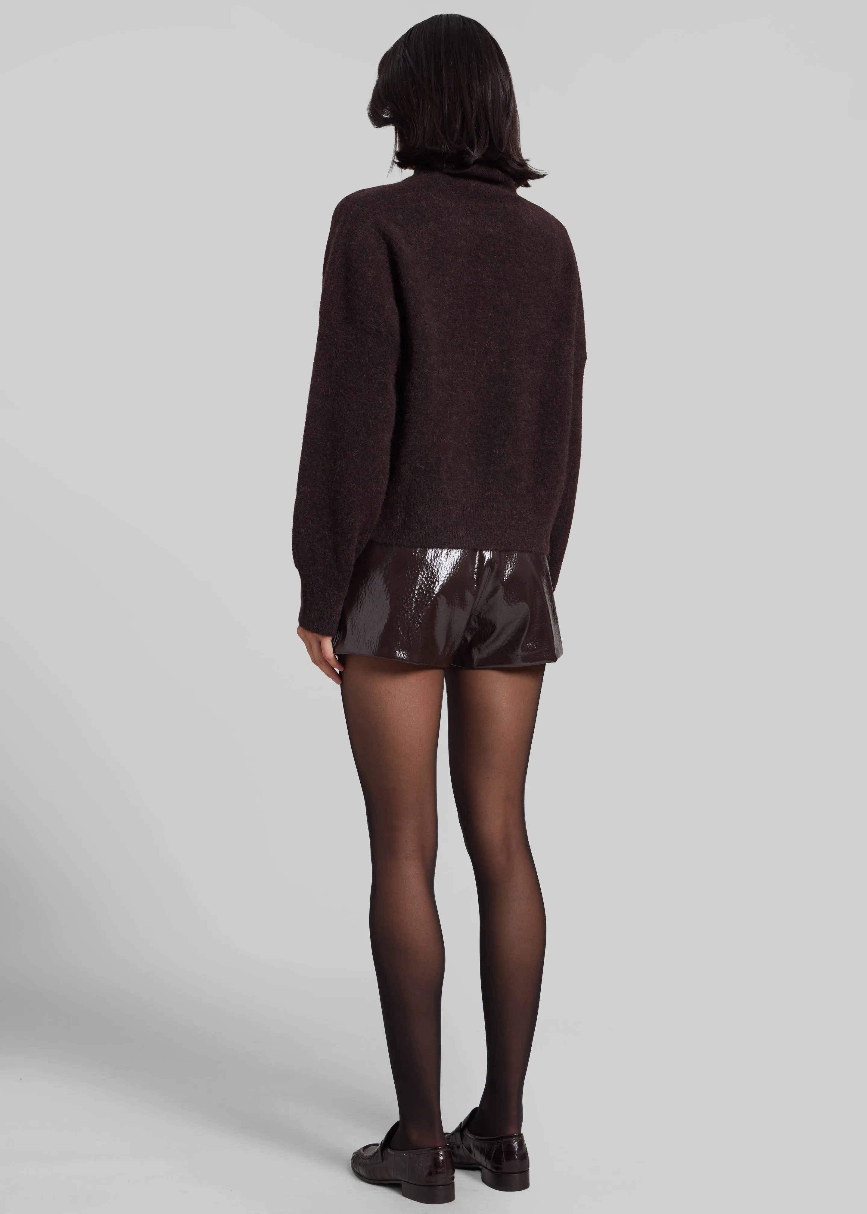 Samsøe Samsøe Nola Turtleneck - Black Coffee sold by Frankie Shop product image thumbnail 5