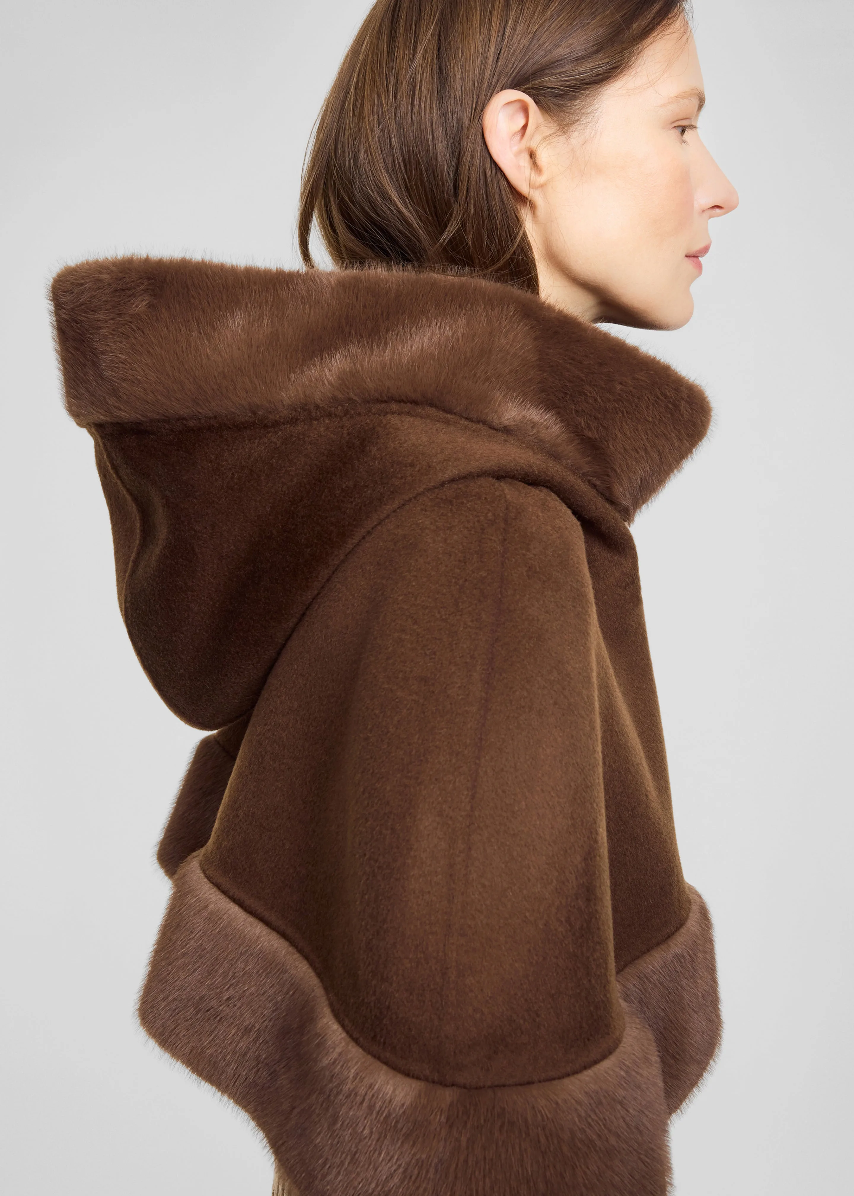 By Malene Birger Marta Wool Cape - Carafe sold by Frankie Shop