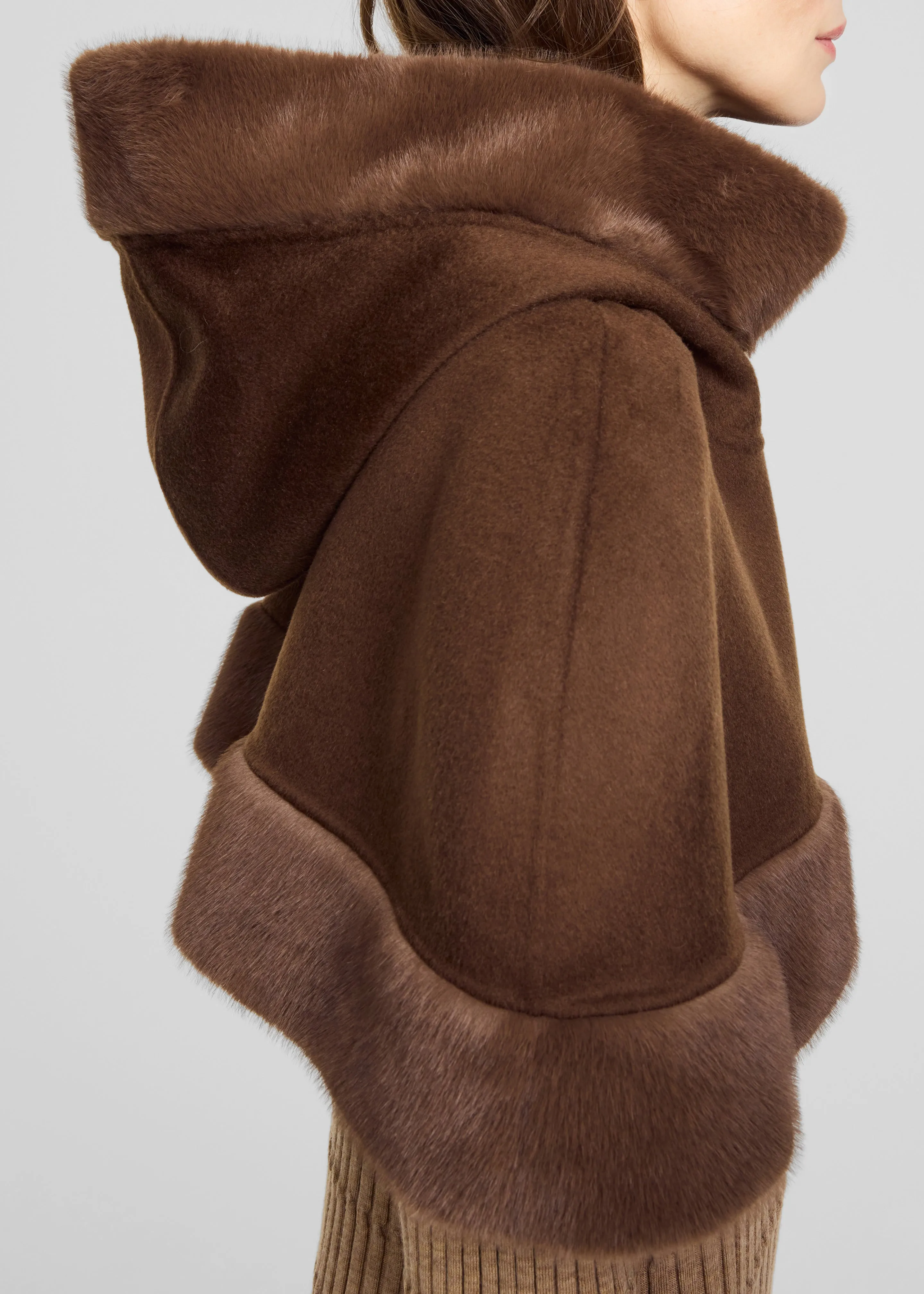 By Malene Birger Marta Wool Cape - Carafe sold by Frankie Shop product image thumbnail 2