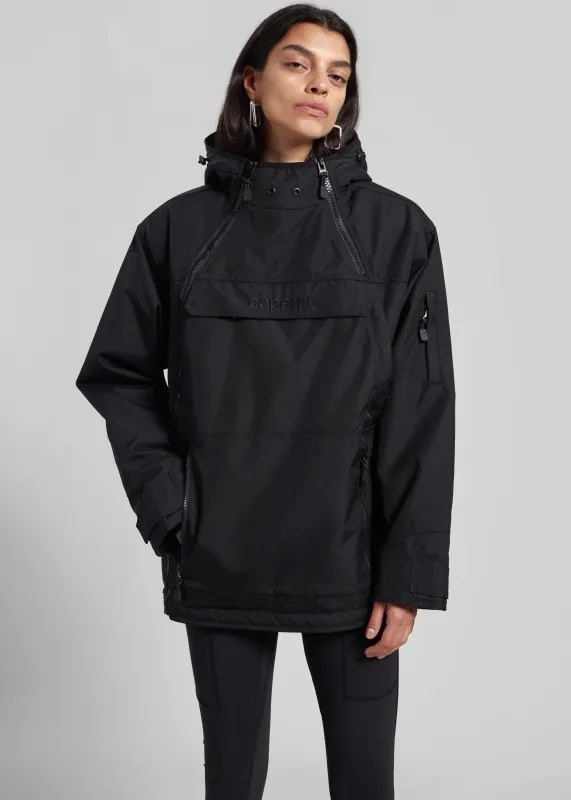 Coperni Asymmetric Parka - Black sold by Frankie Shop