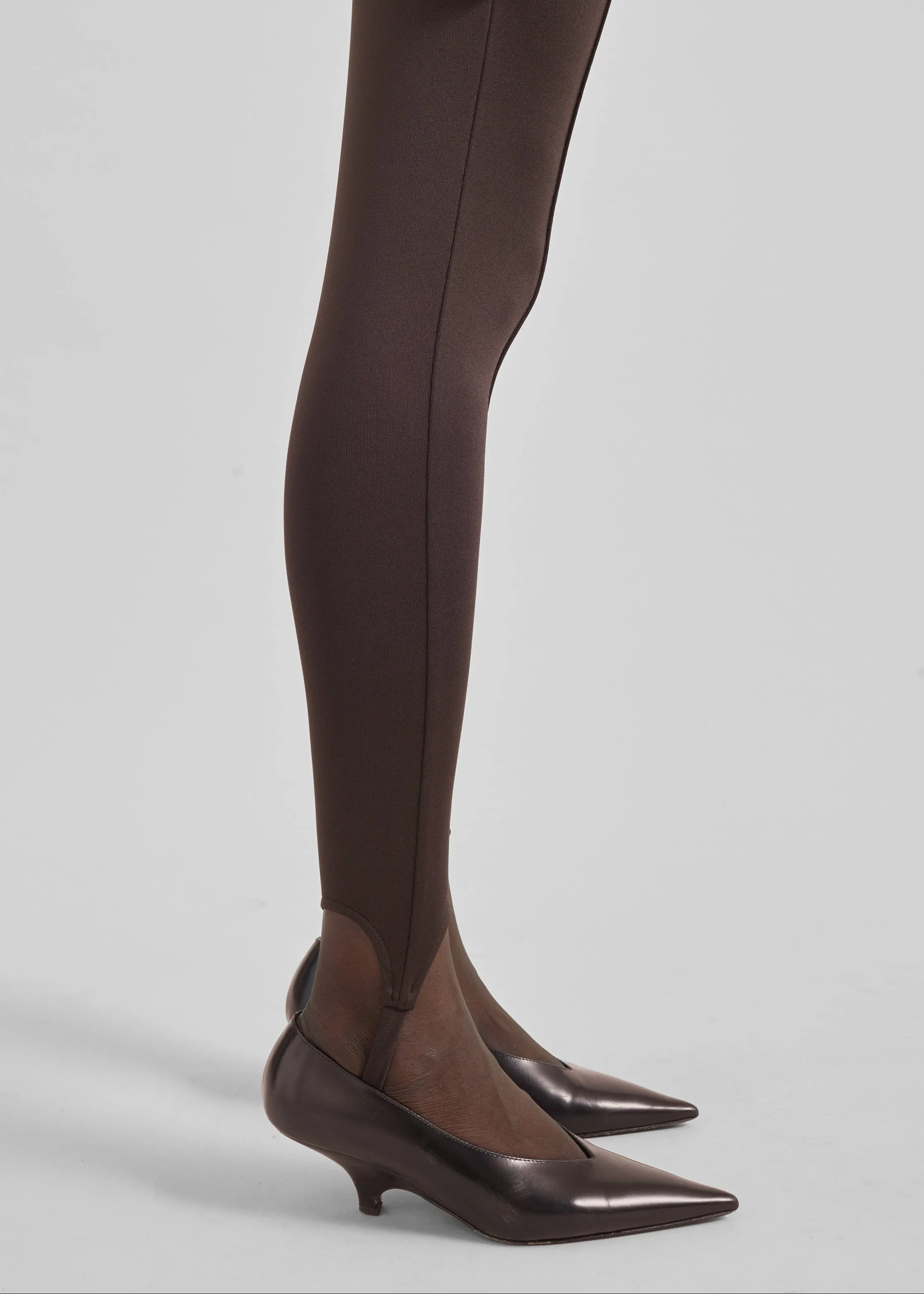 Caserta Stirrup Leggings - Brown sold by Frankie Shop product image thumbnail 5