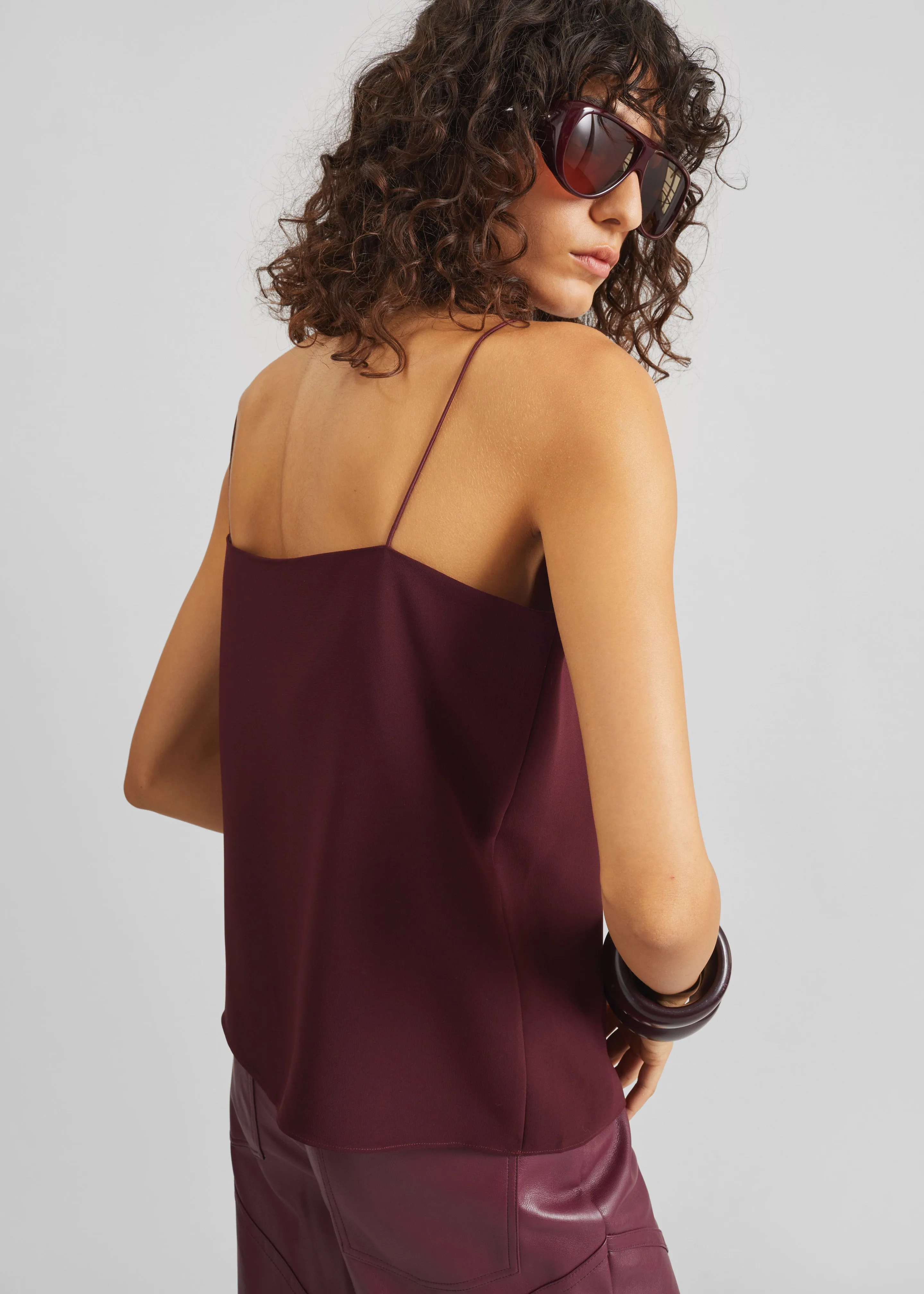 Tessia Boxy Top - Burgundy sold by Frankie Shop product image thumbnail 5