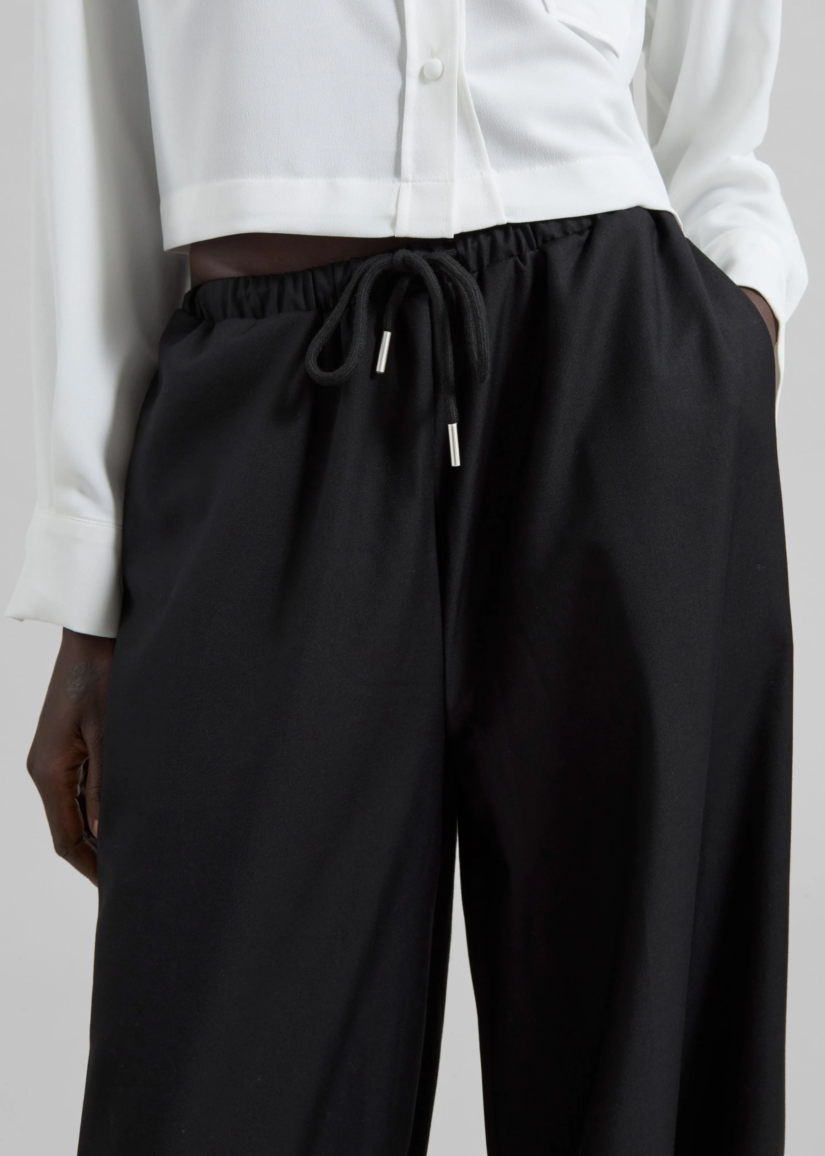 Aubray Balloon Pants - Black sold by Frankie Shop product image thumbnail 4