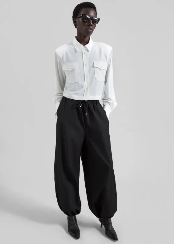 Aubray Balloon Pants - Black sold by Frankie Shop