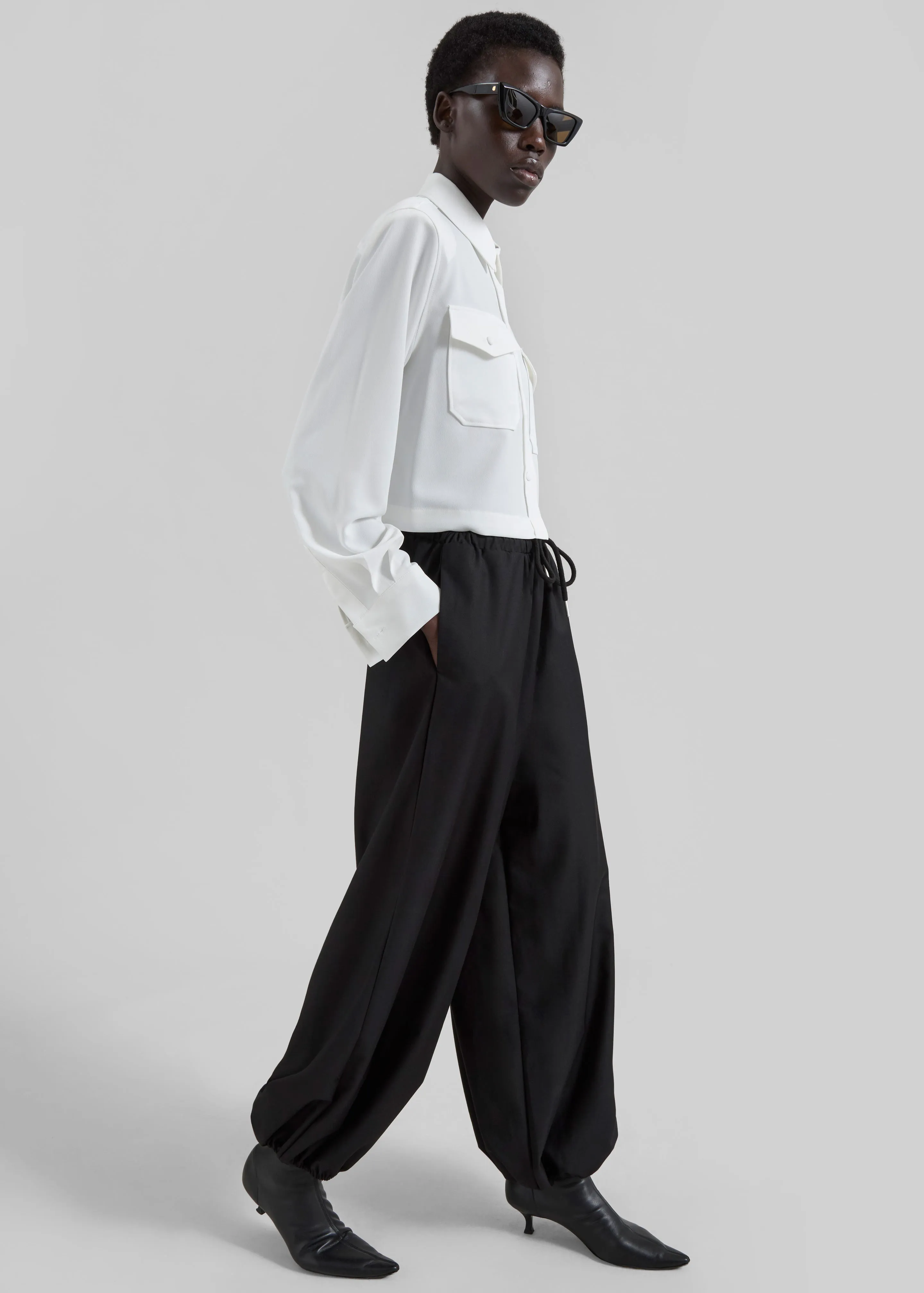 Aubray Balloon Pants - Black sold by Frankie Shop product image thumbnail 3