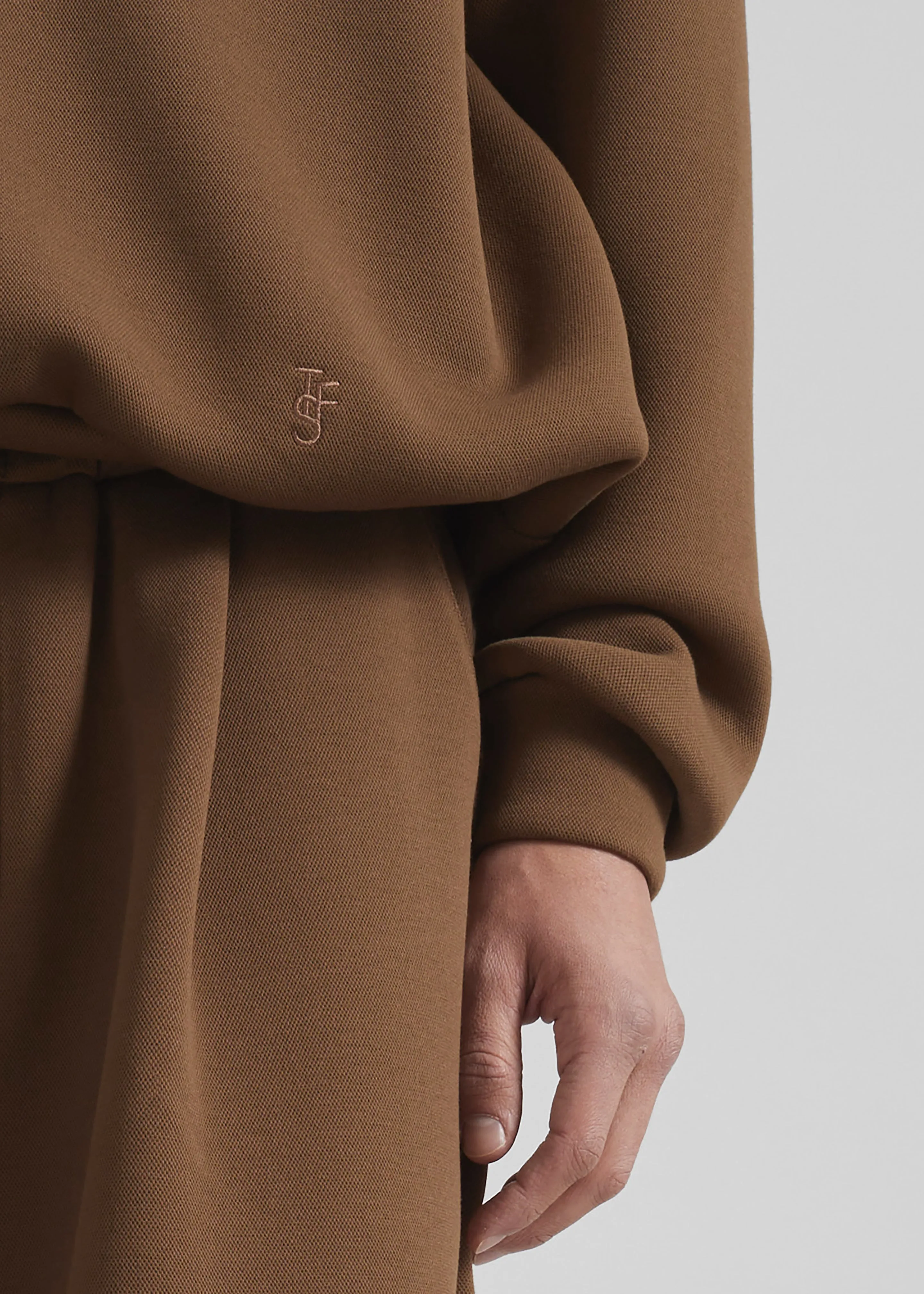 Lenham Polo Sweatshirt - Dark Camel sold by Frankie Shop product image thumbnail 5