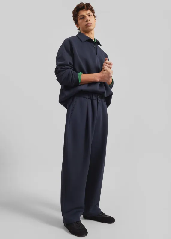 Lenham Straight Pants - Navy sold by Frankie Shop
