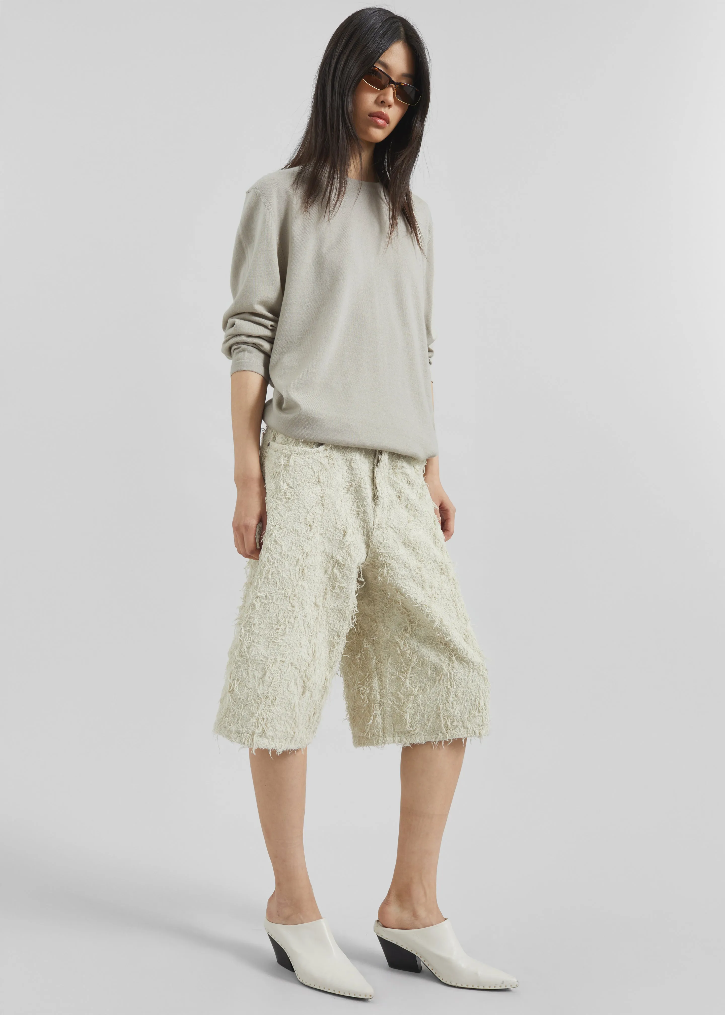 Morang Merino Wool Sweater - Beige sold by Frankie Shop product image thumbnail 3