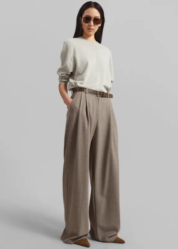 Morang Merino Wool Sweater - Beige sold by Frankie Shop