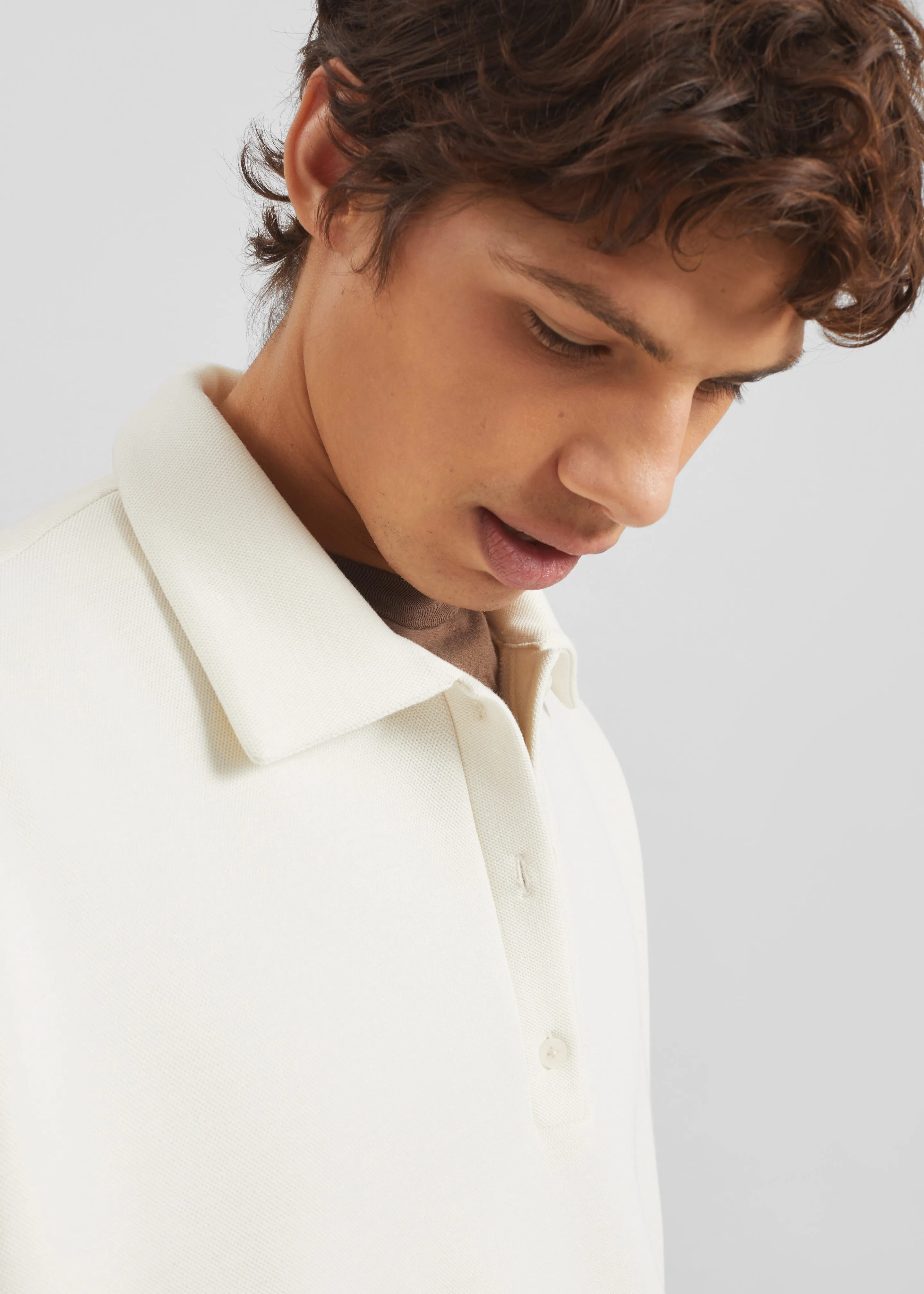 Lenham Polo Sweatshirt - Ivory sold by Frankie Shop product image thumbnail 2