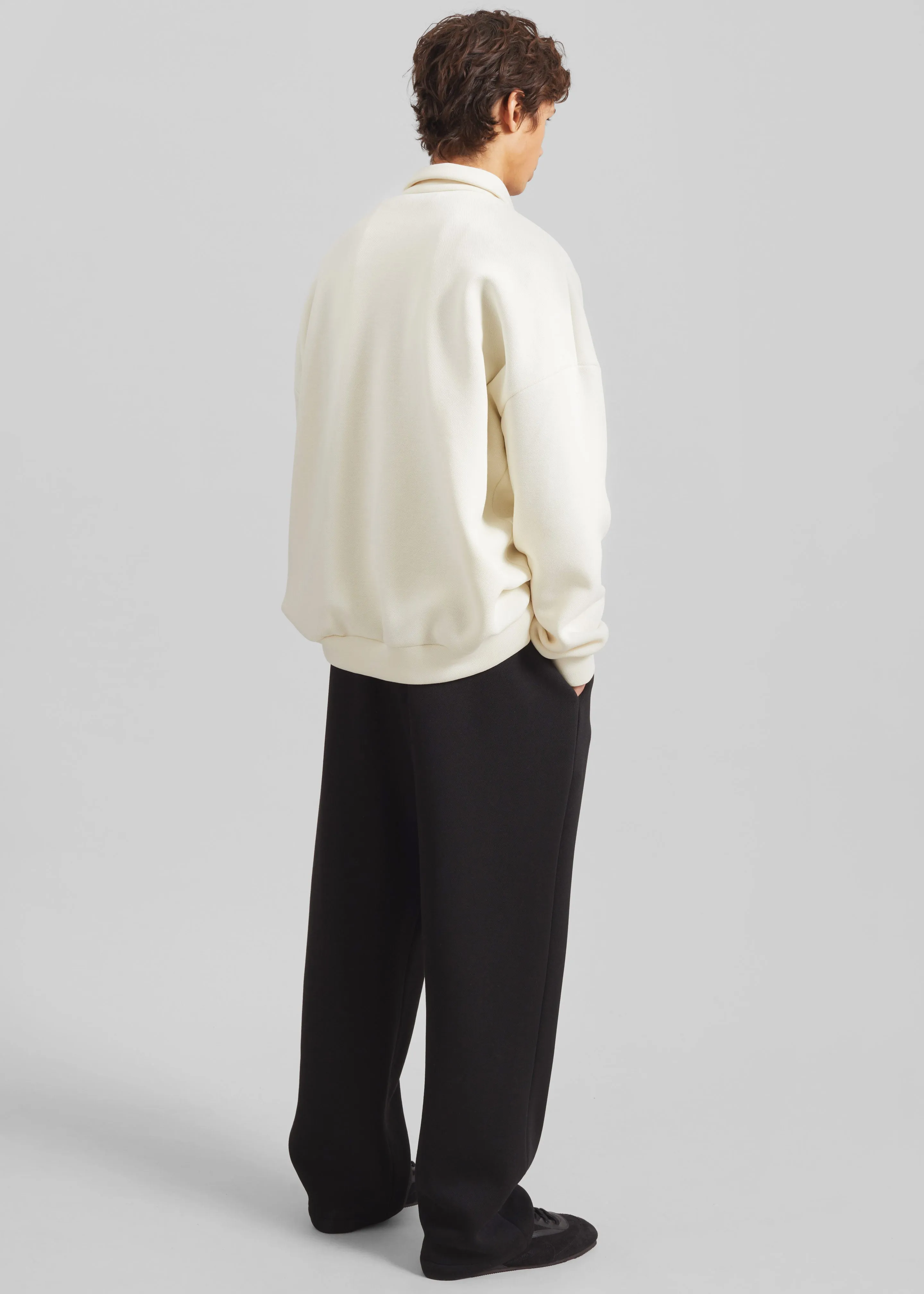 Lenham Polo Sweatshirt - Ivory sold by Frankie Shop product image thumbnail 5