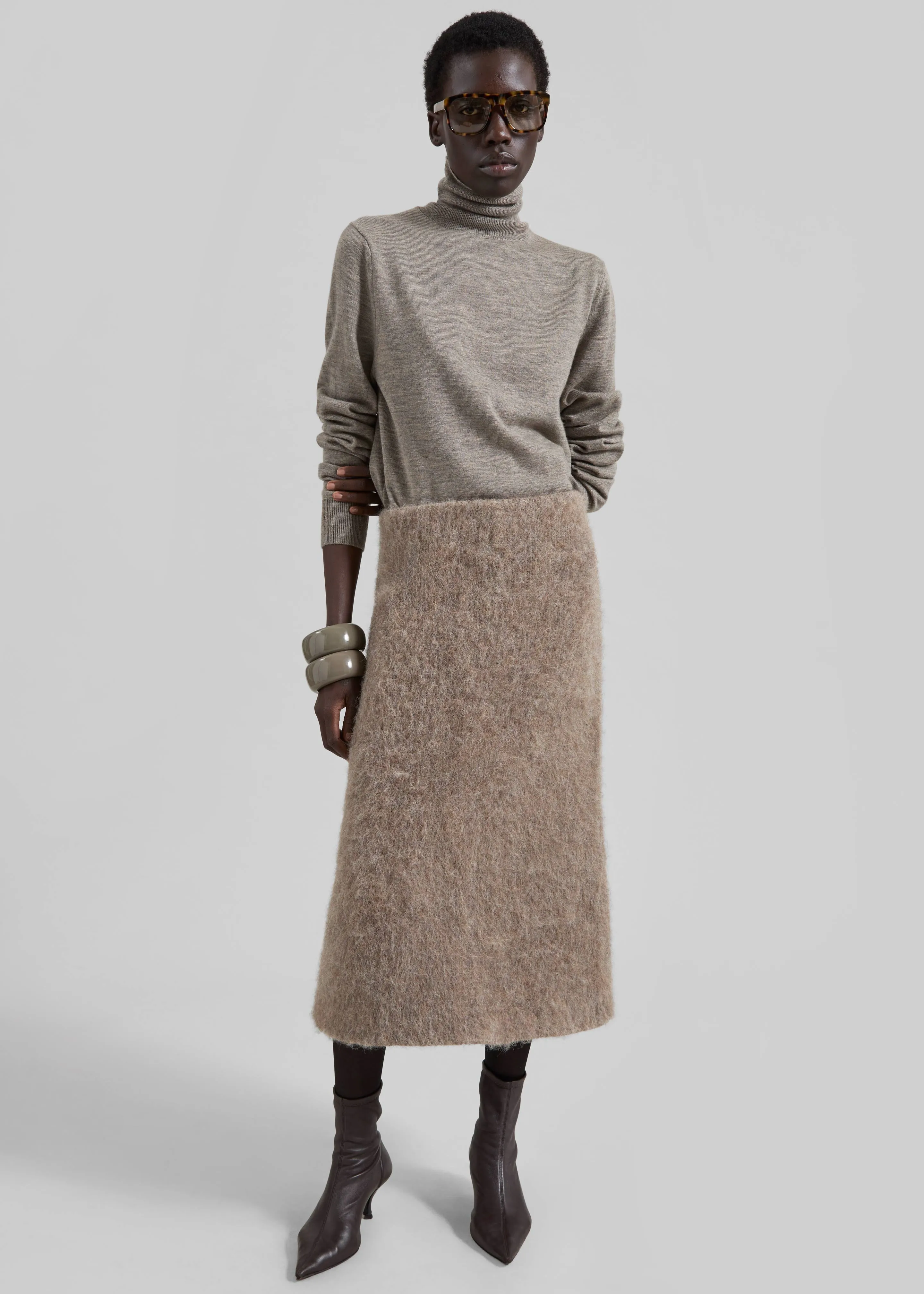 Gudu Skirt #07 - Beige sold by Frankie Shop