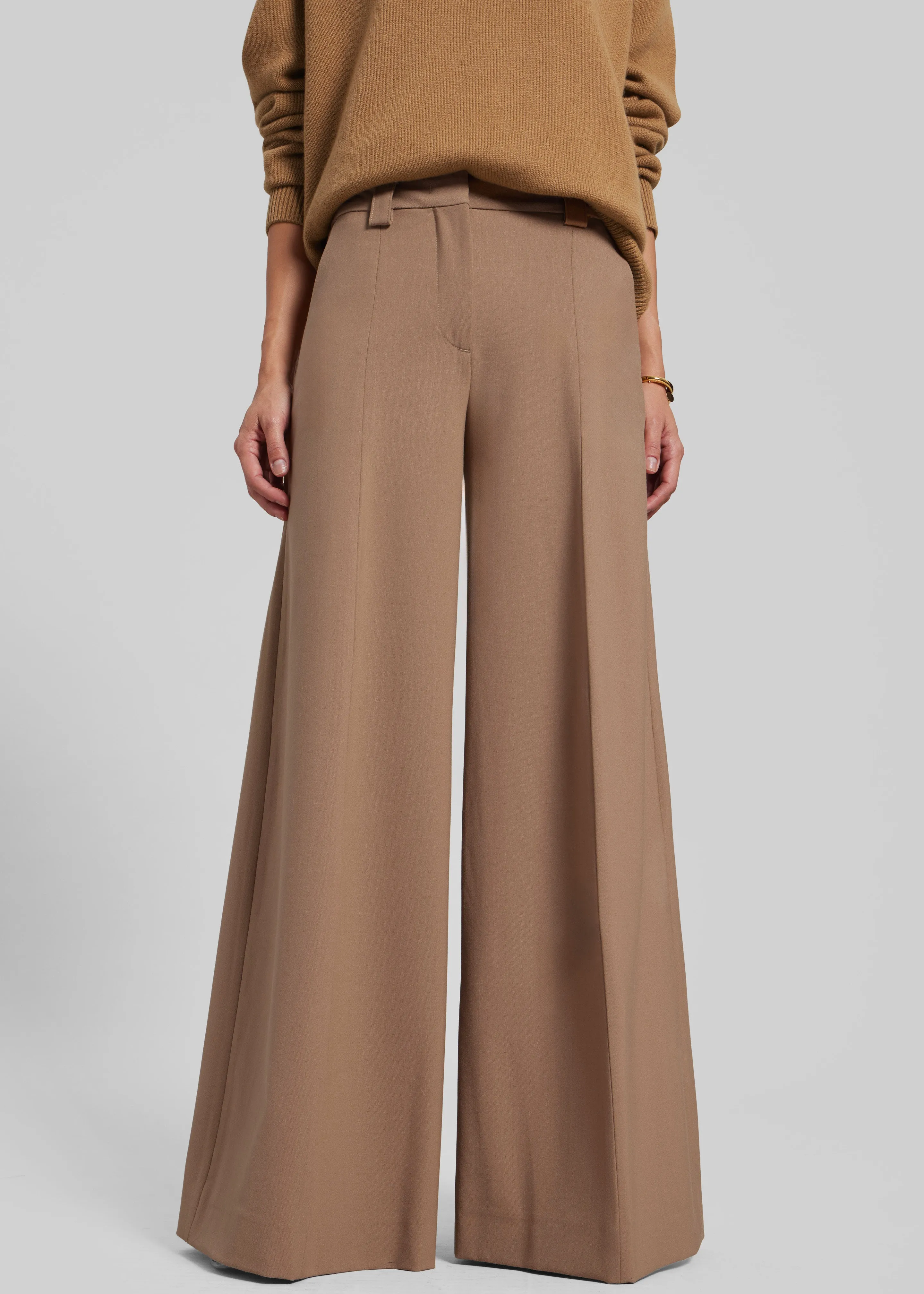 TheLatest C-Alma Pants - Camel sold by Frankie Shop product image thumbnail 3