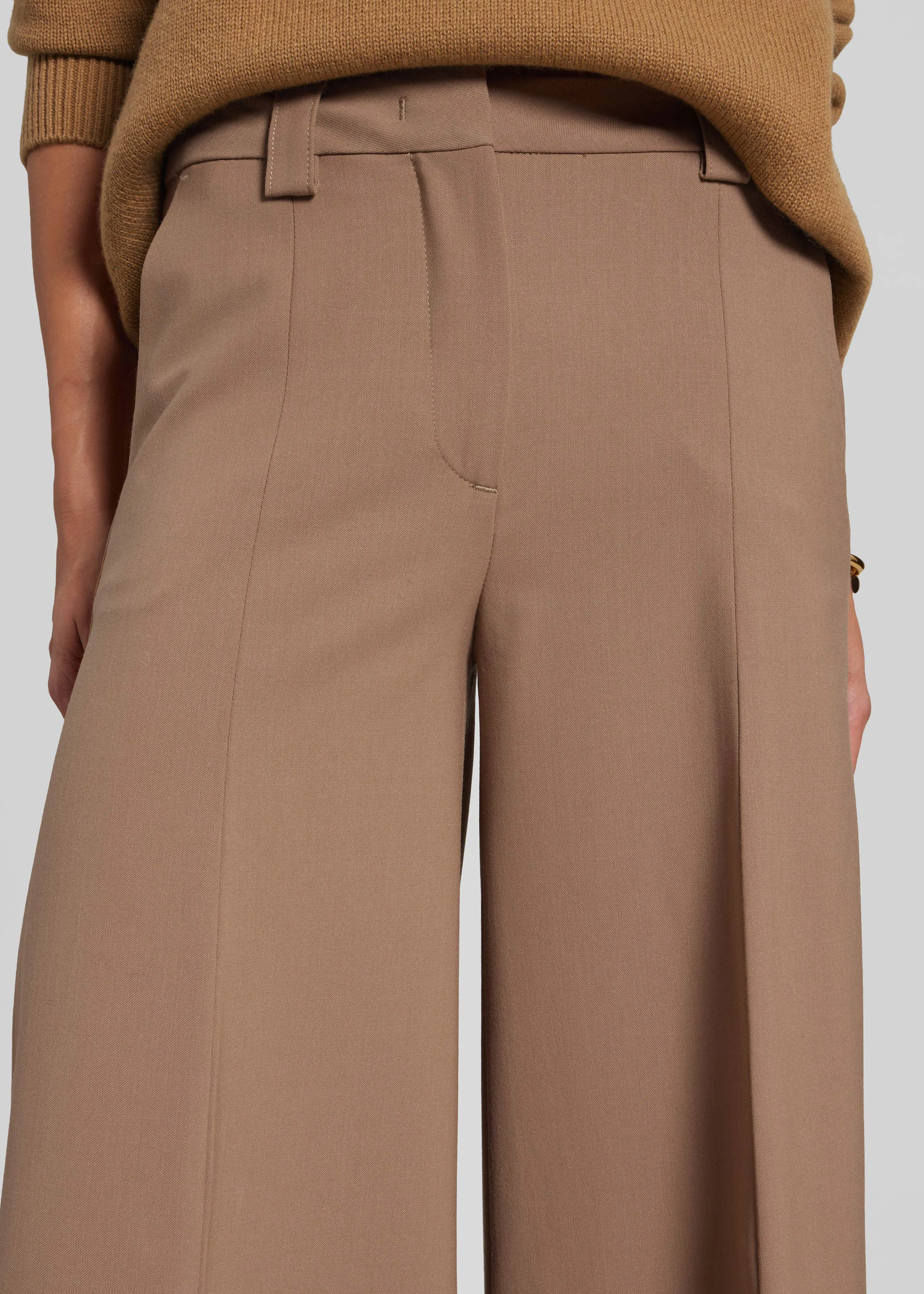 TheLatest C-Alma Pants - Camel sold by Frankie Shop product image thumbnail 4