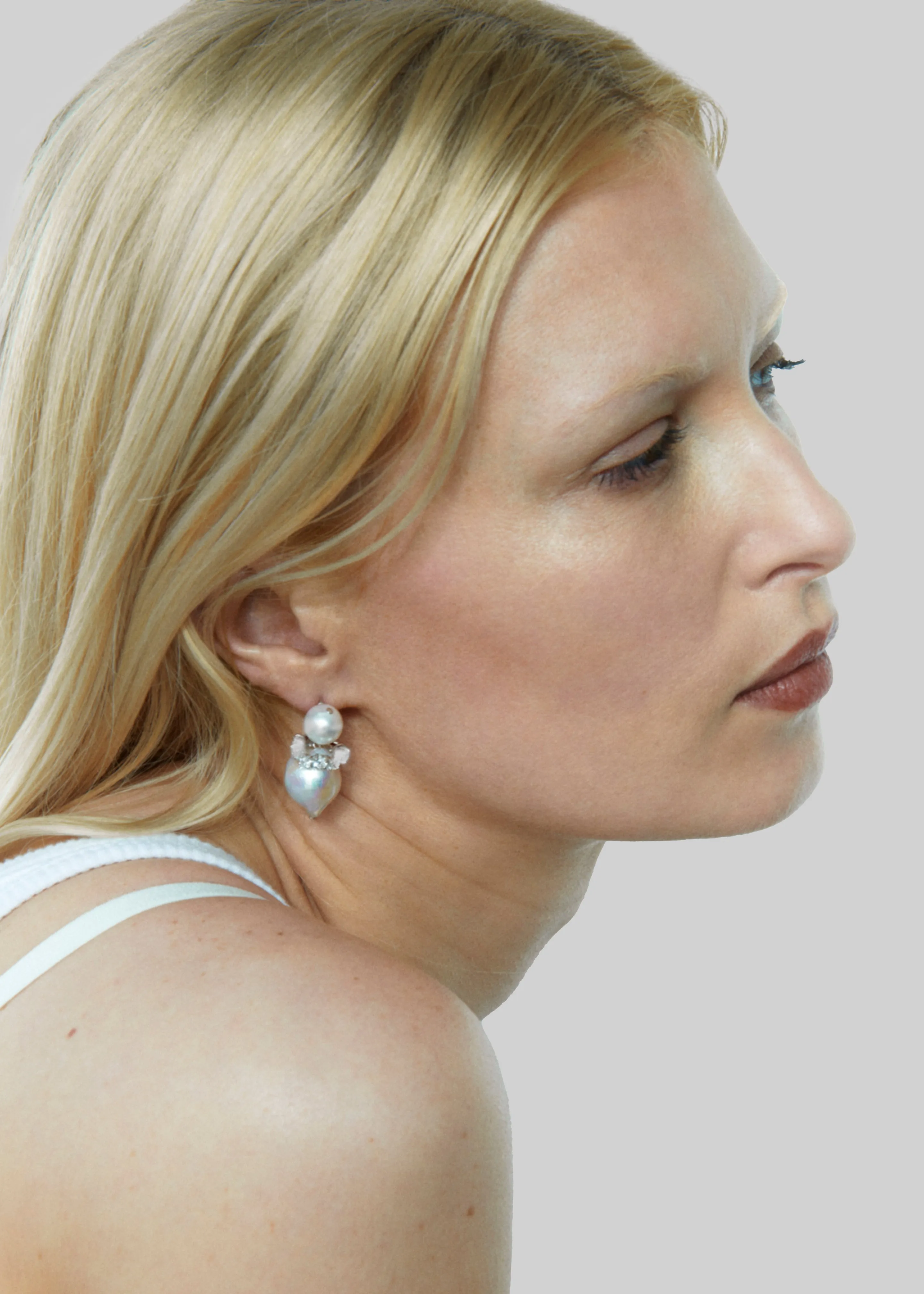 Completedworks Woah! Did Life Just Give Me a Lemon Earrings - White/Silver sold by Frankie Shop product image thumbnail 2