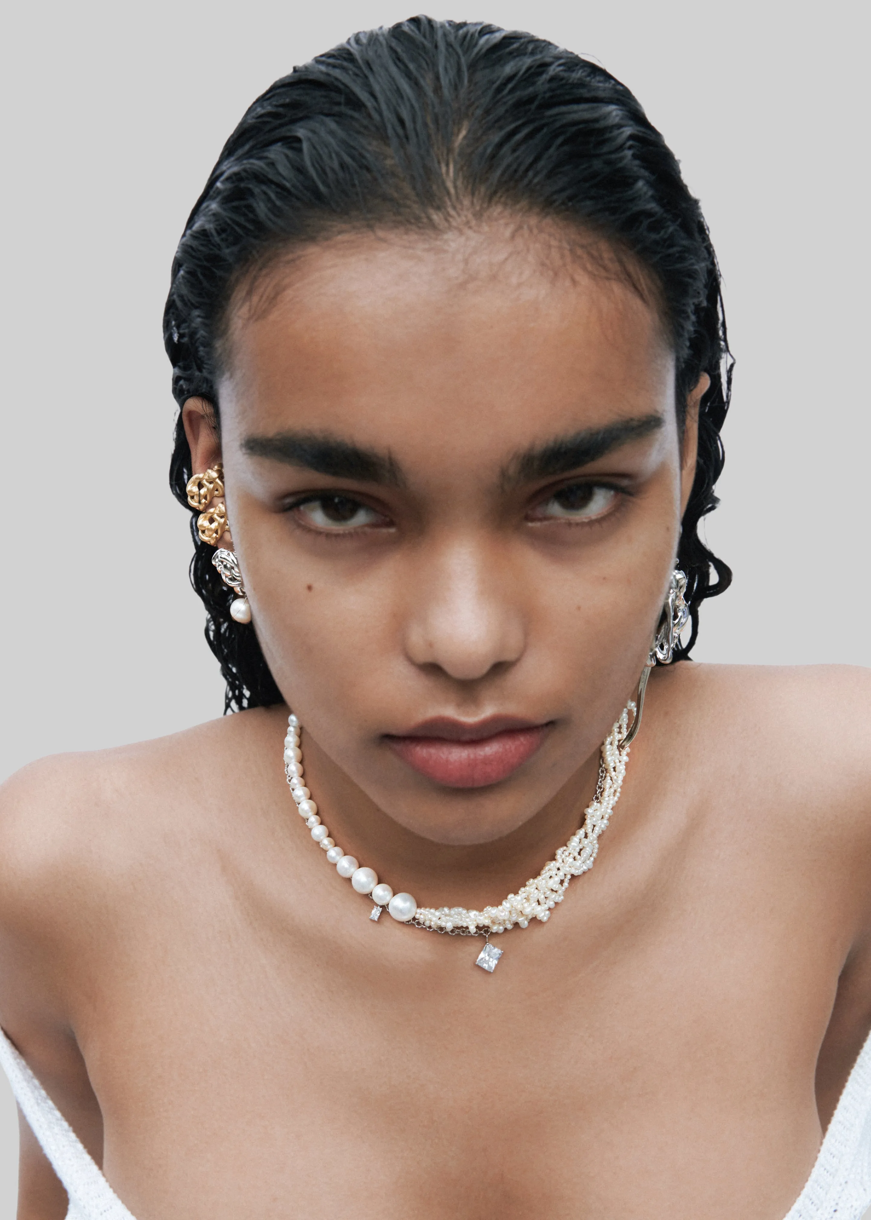 Completedworks Encrypted Dreams Necklace - Silver sold by Frankie Shop product image thumbnail 2