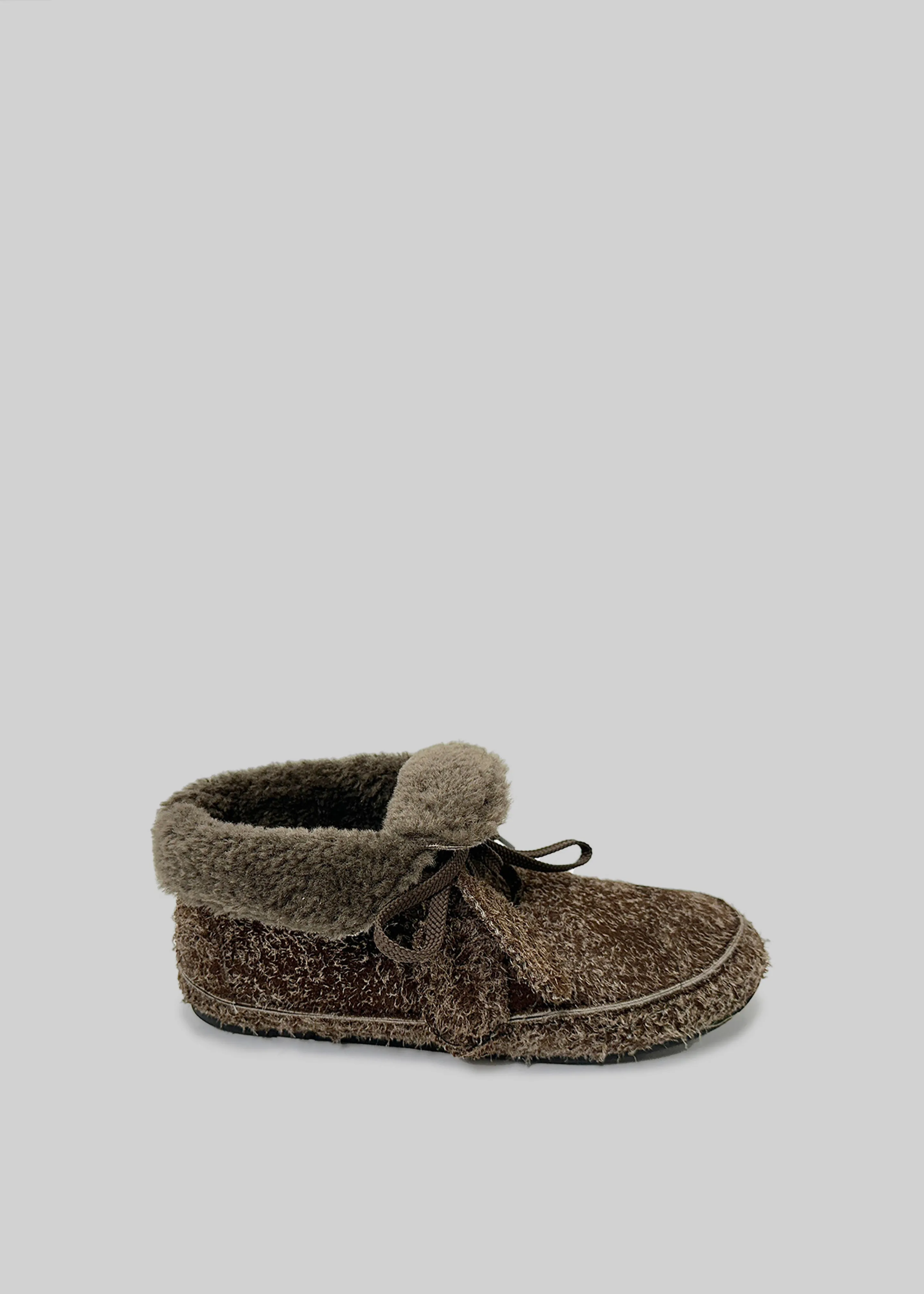 Low Classic Shearling Moccasin - Dark Brown sold by Frankie Shop product image thumbnail 3